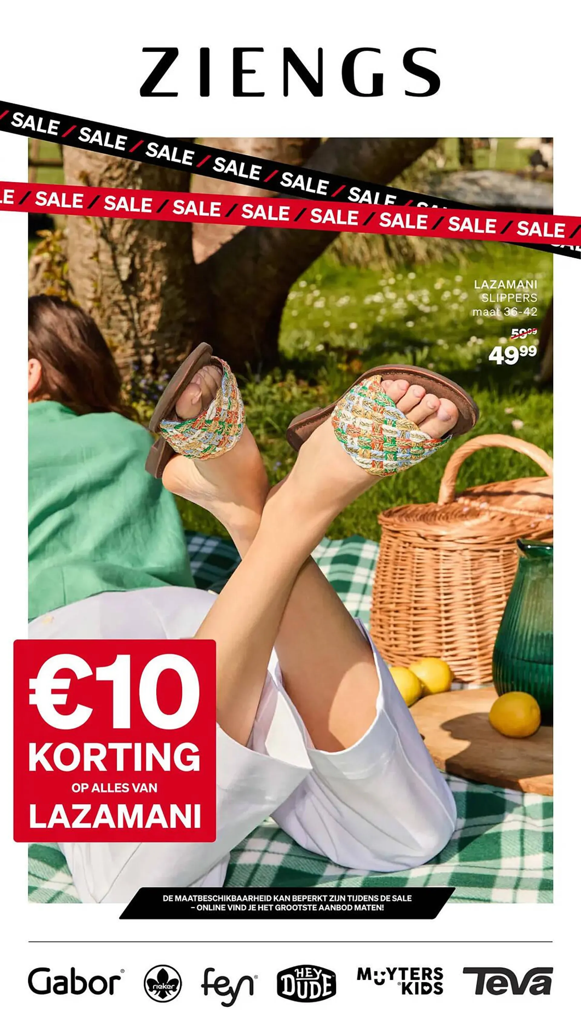 Ziengs folder van 30 juni tot 20 juli 2025 - Folder pagina 1