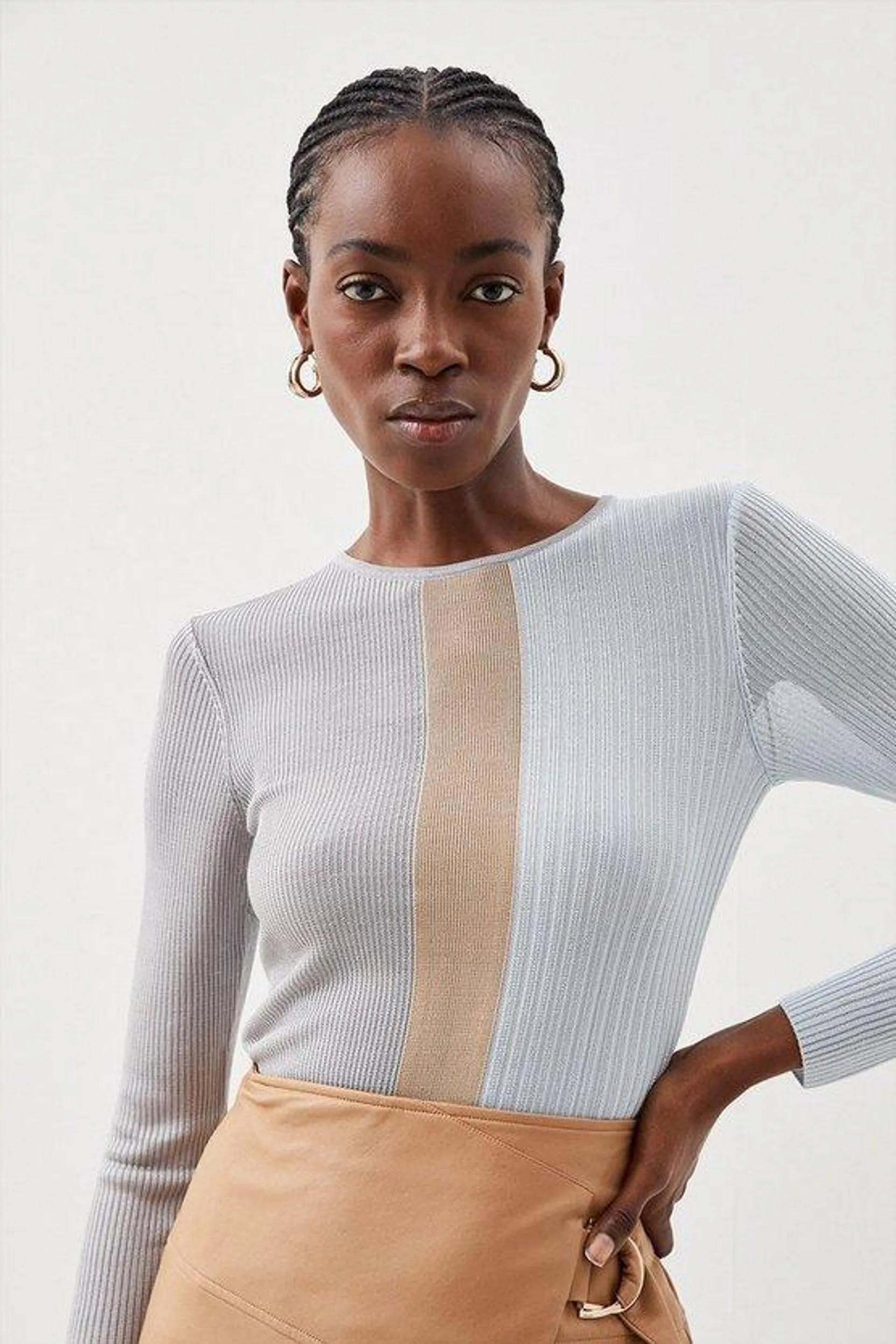 Viscose Sheer Knit Top