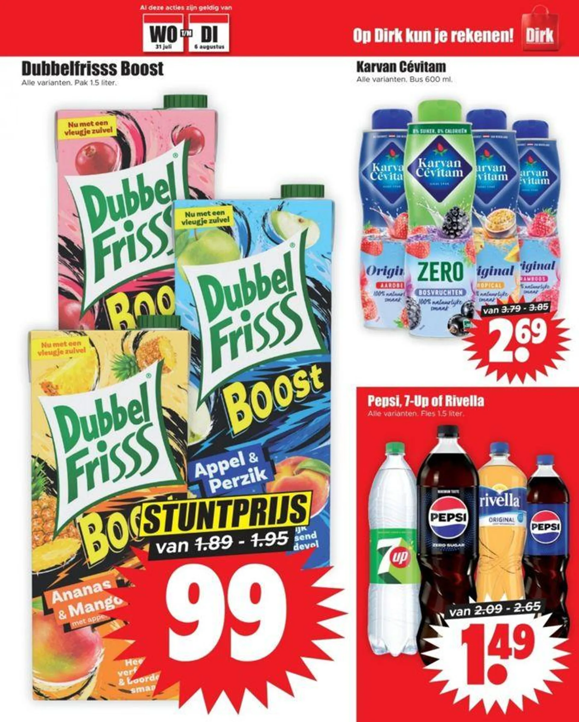 Actuele deals en aanbiedingen van 31 juli tot 6 augustus 2024 - Folder pagina 15