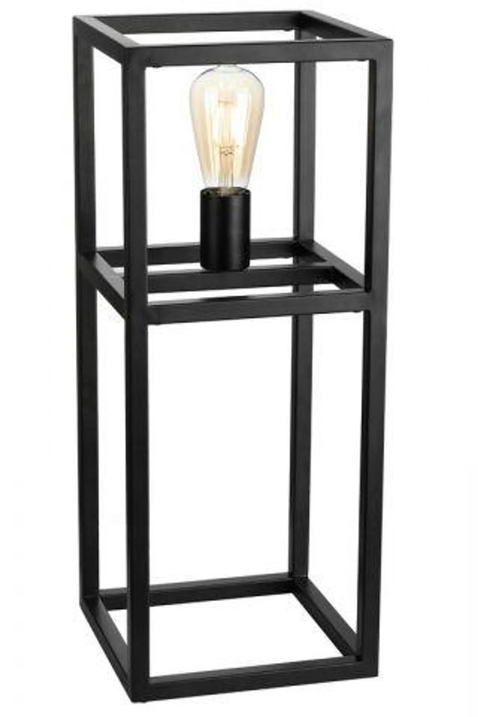 Tafellamp Tiamo zwart staal 55x22 cm