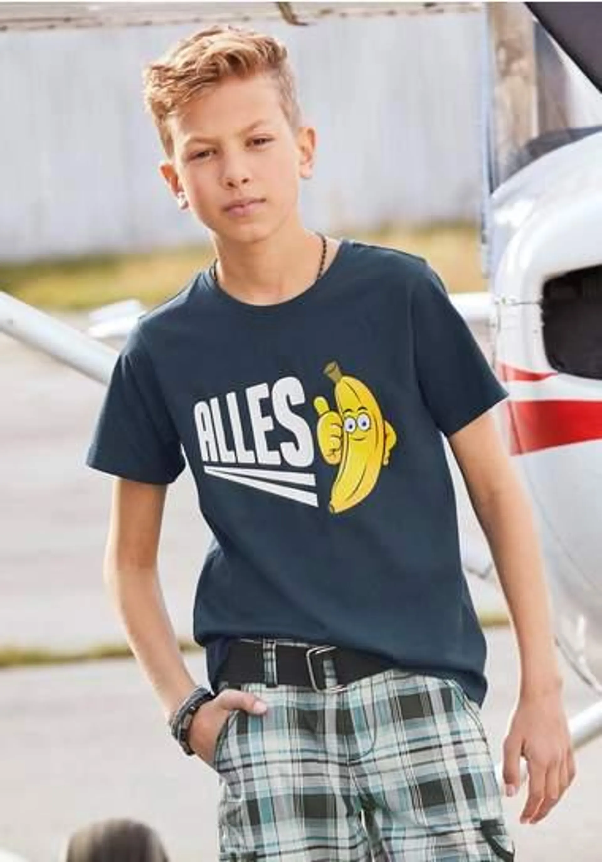 KIDSWORLD T-shirt ALLES BANANE