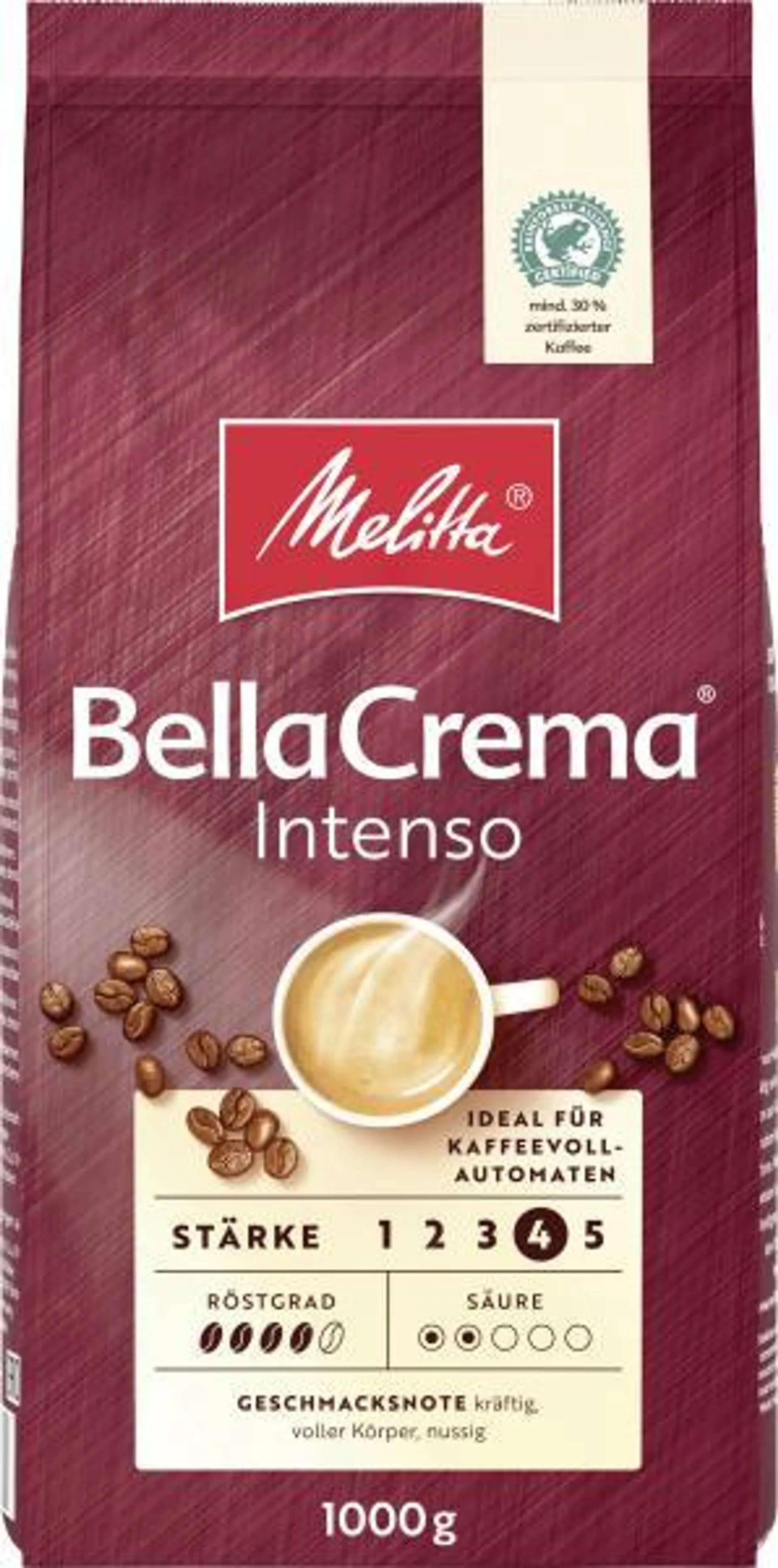 Melitta Bella Crema Intenso Ganze Bohnen