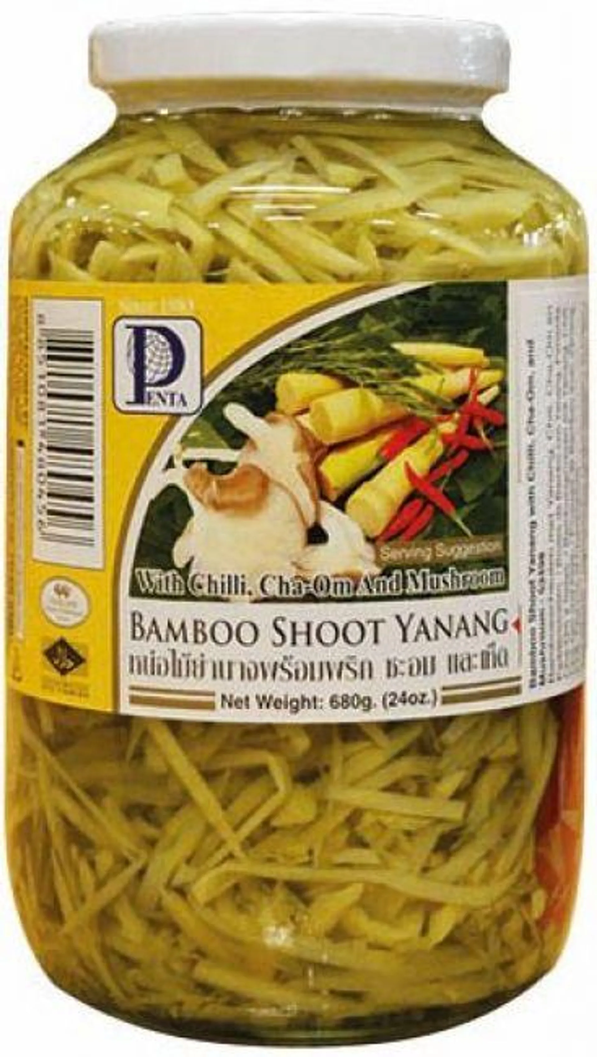 Penta Bamboescheute Yanang met Chili Cha Om & Paddenstoelen 680g