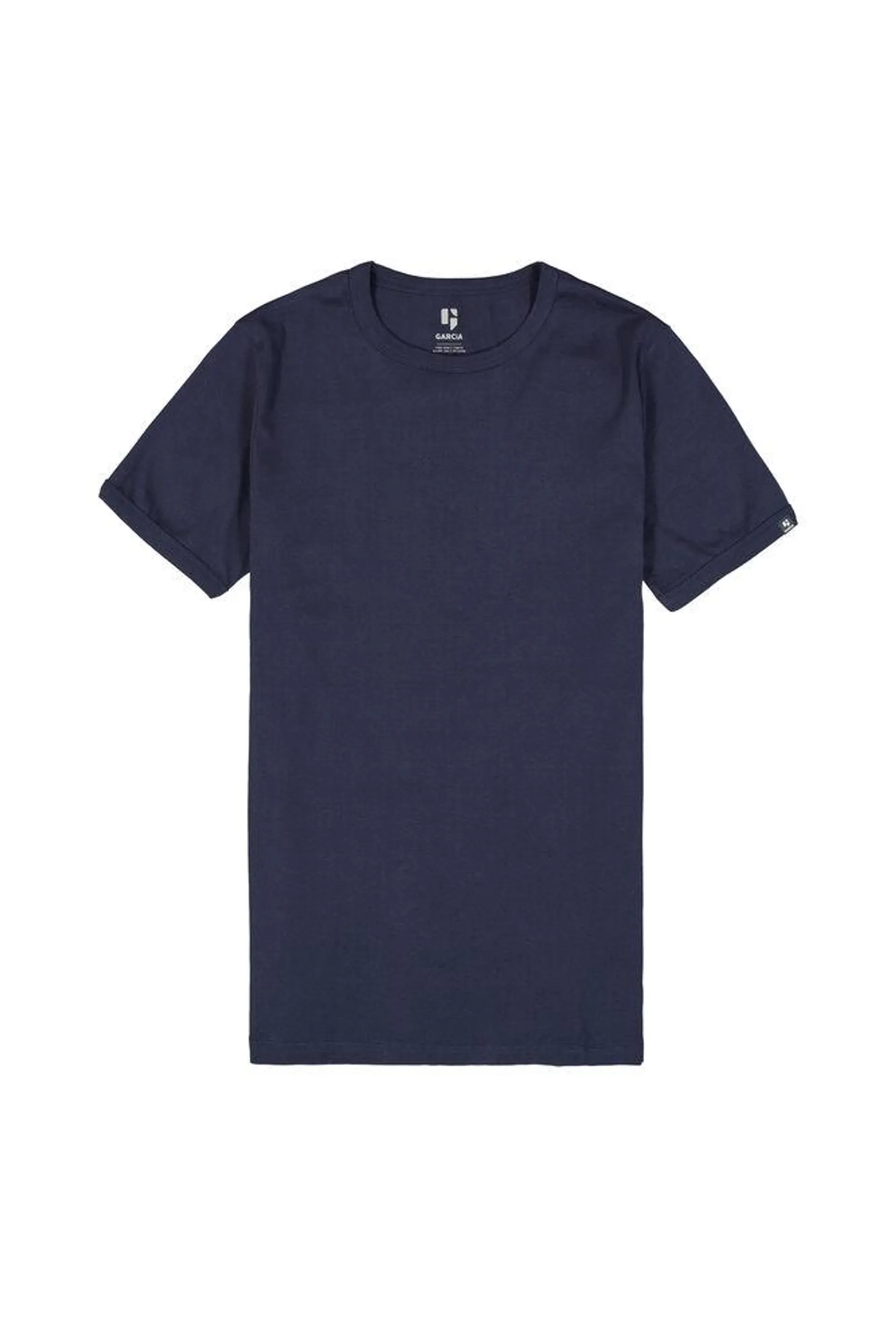 garcia basic t-shirt donkerblauw