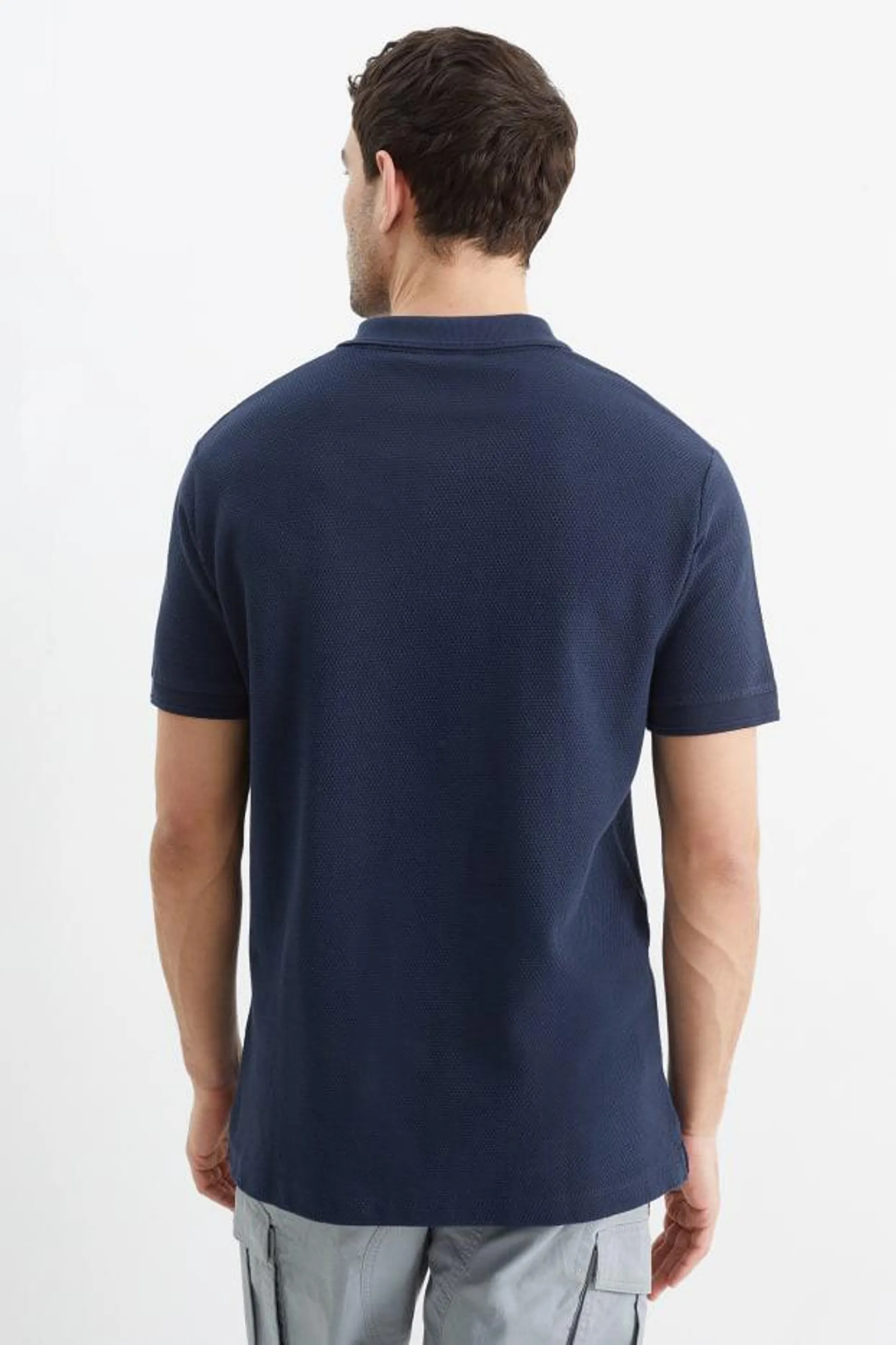 Polo shirt - textured