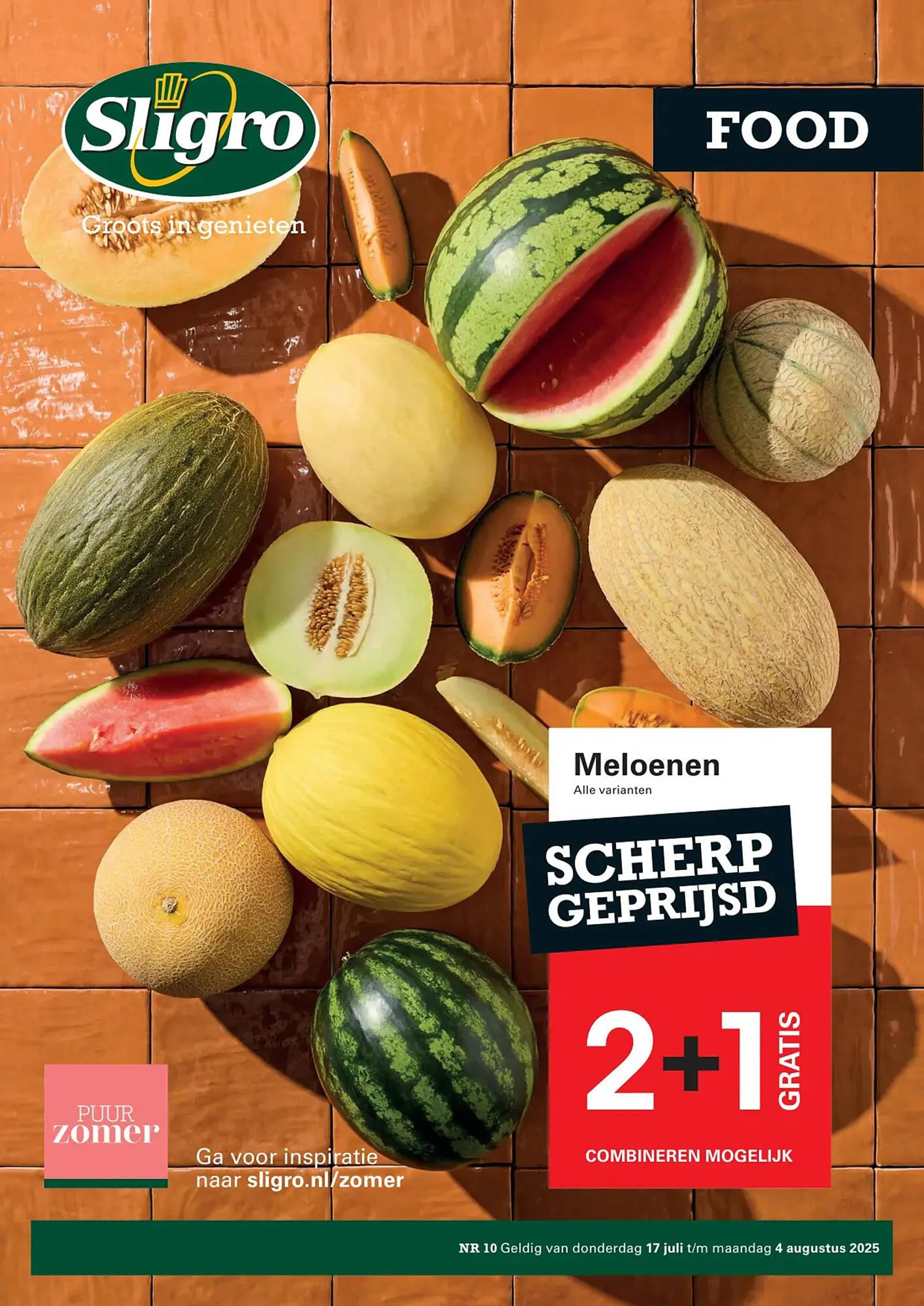 Sligro folder van 17 juli tot 4 augustus 2025 - Folder pagina 1