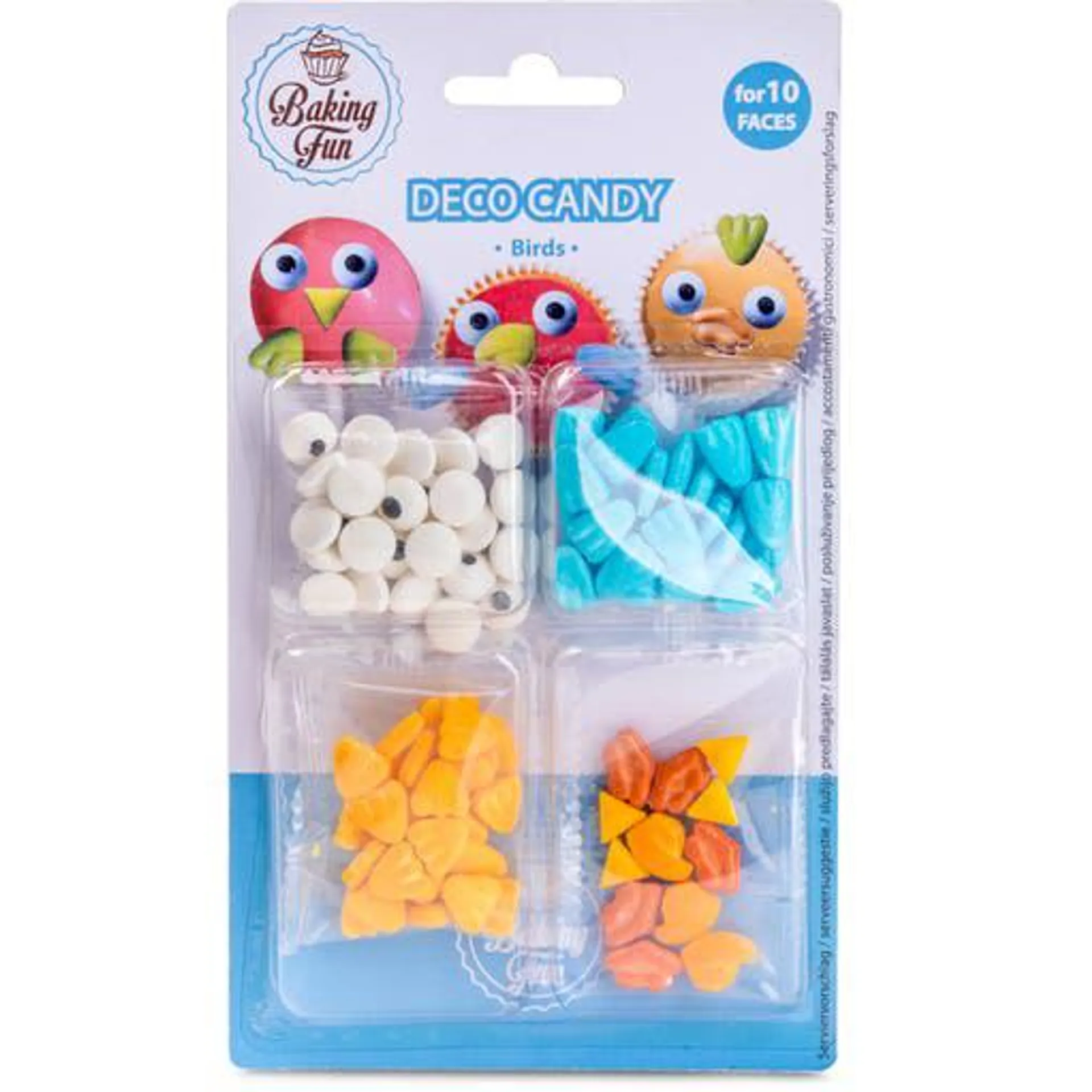 Decoratieset vogeltjes 25 g