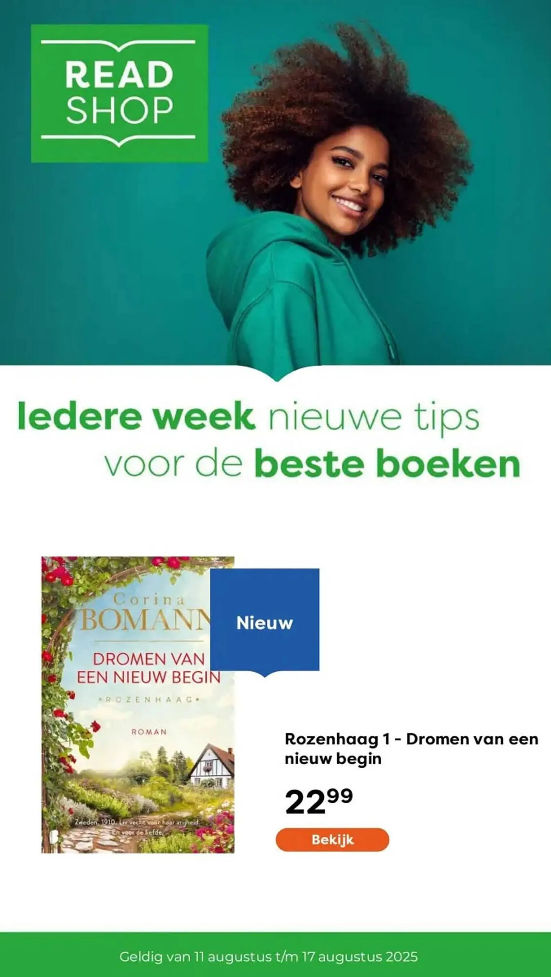 The Read Shop folder van 11 augustus tot 17 augustus 2025 - Folder pagina 1