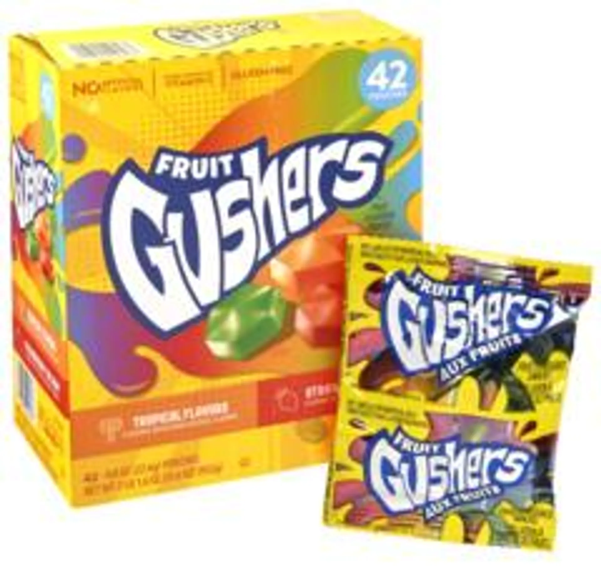 42 stuks Gushers Tropical 28g