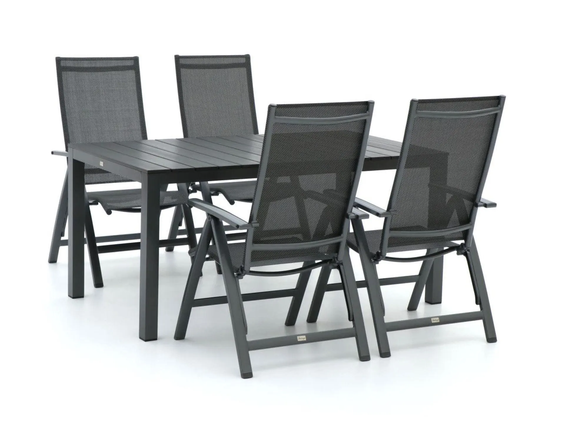 Bellagio Avenza/Fidenza 160cm dining tuinset 5-delig verstelbaar