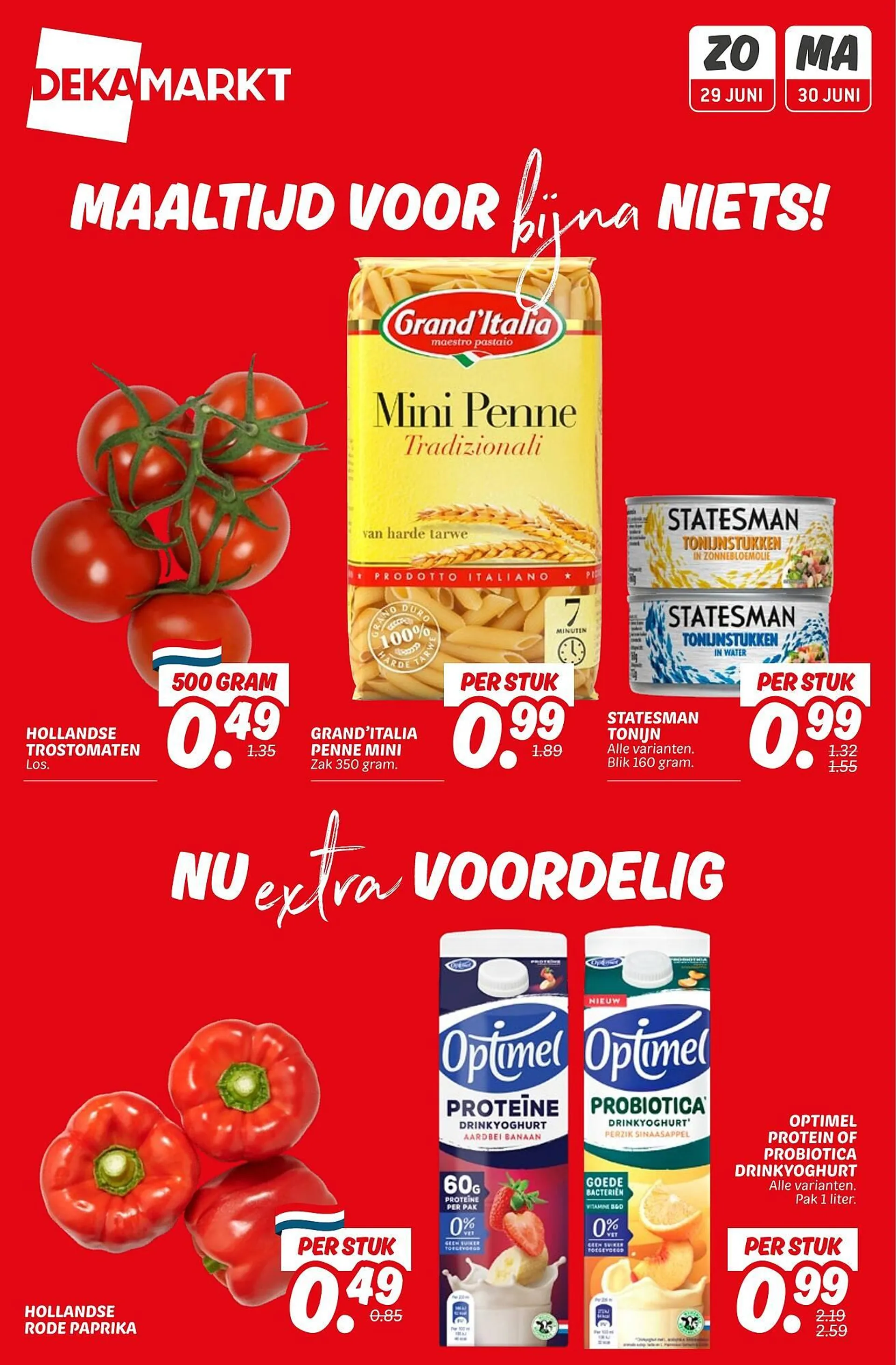 Dekamarkt folder van 29 juni tot 30 juni 2025 - Folder pagina 1