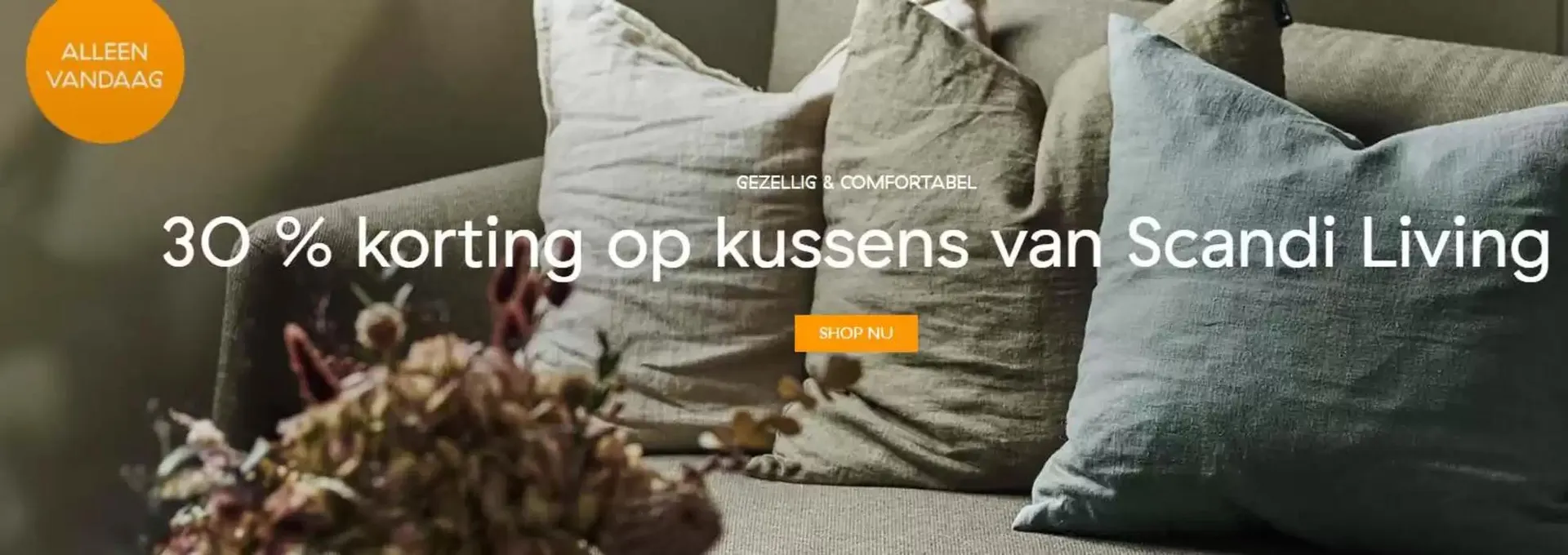 30% korting op kussens van Scandi Living - 1