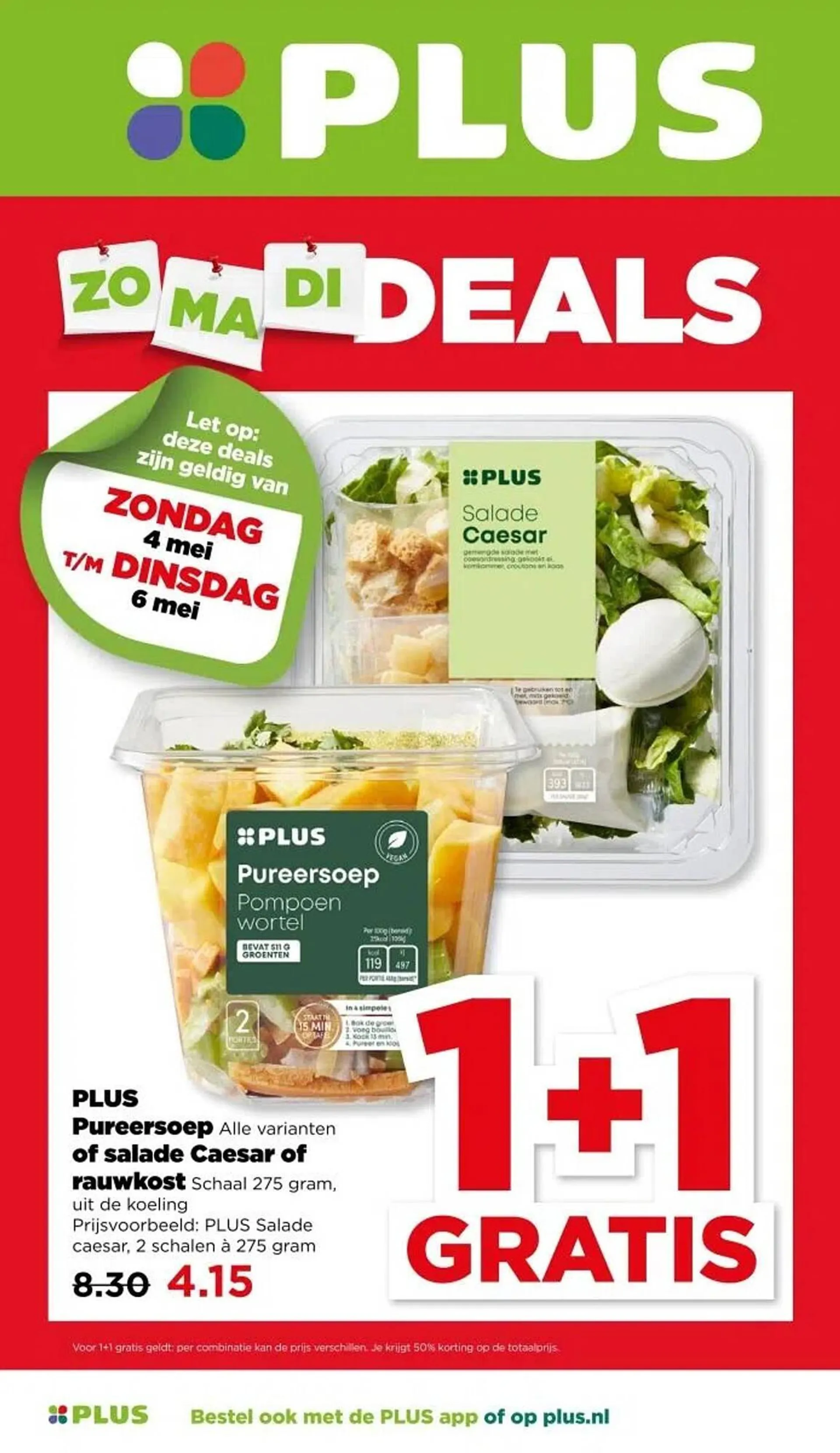 PLUS folder van 4 mei tot 6 mei 2025 - Folder pagina 1