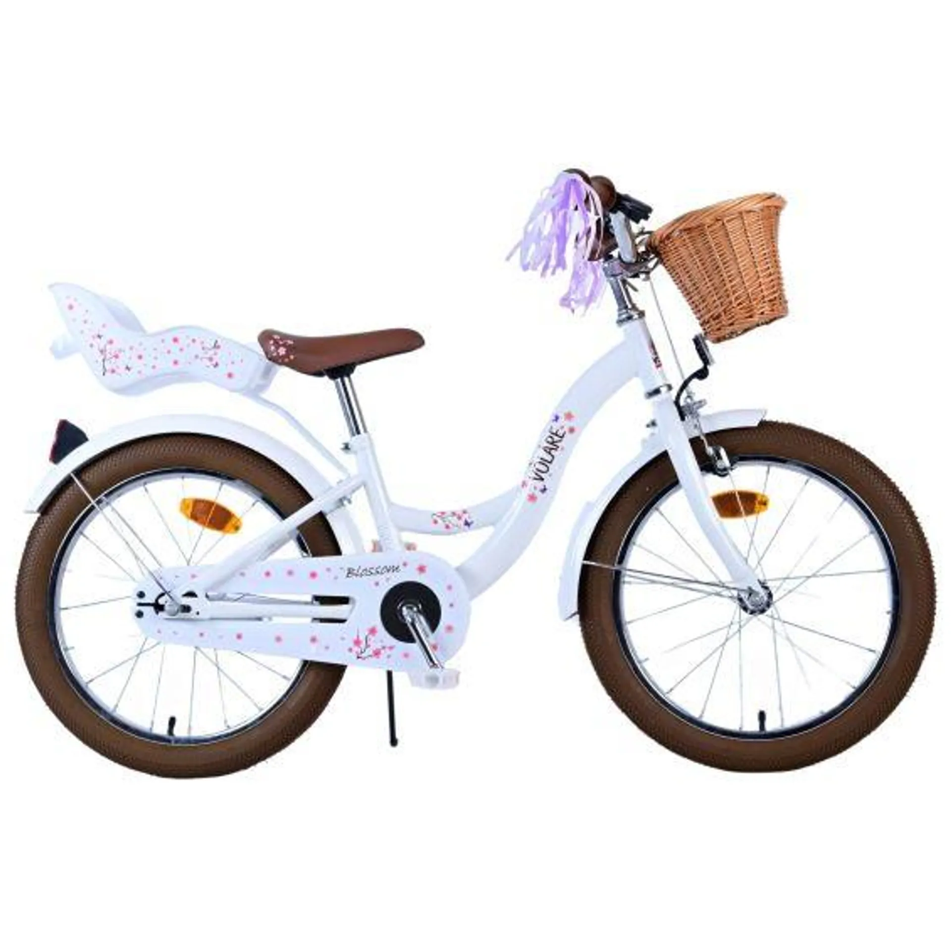 Volare kinderfiets meisjes blossom 18 inch wit