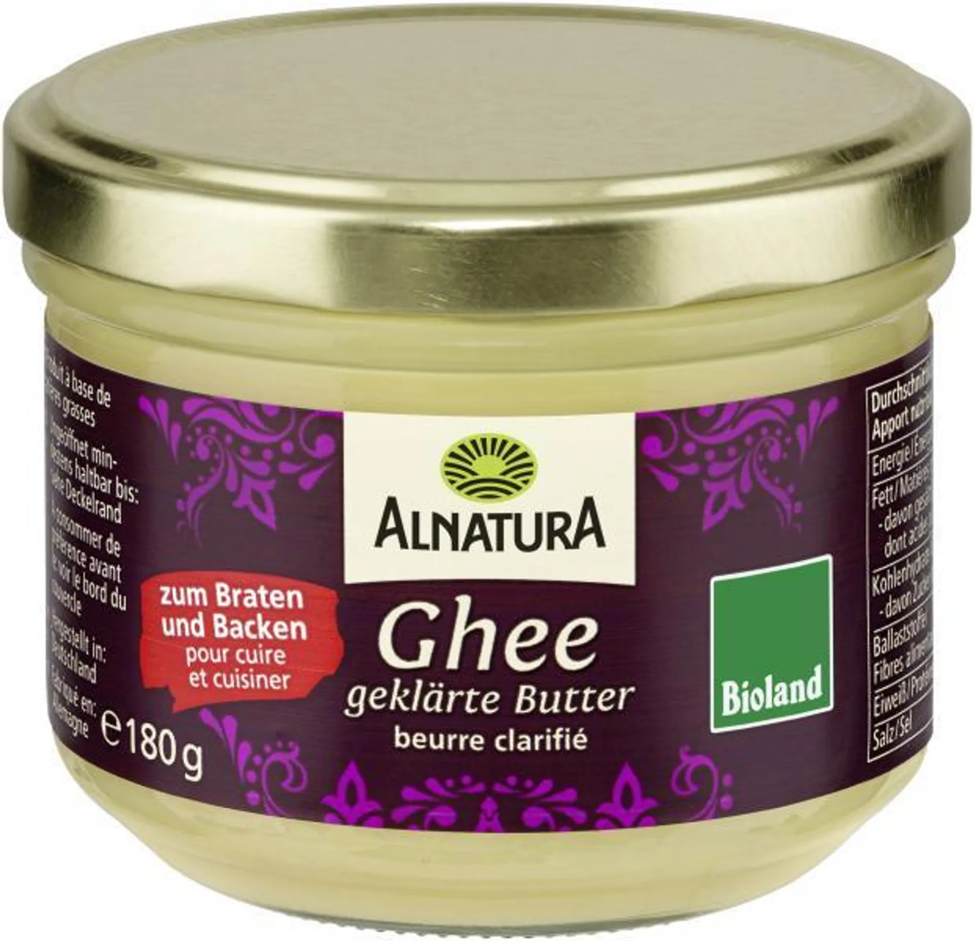 Alnatura Ghee geklärte Butter