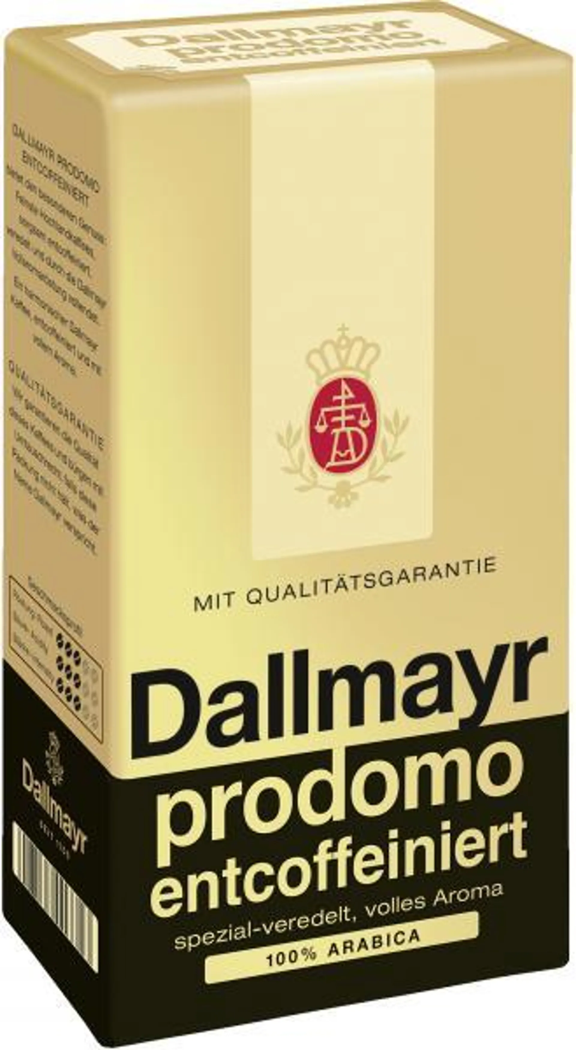 Dallmayr Prodomo Kaffee entcoffeiniert 500 g