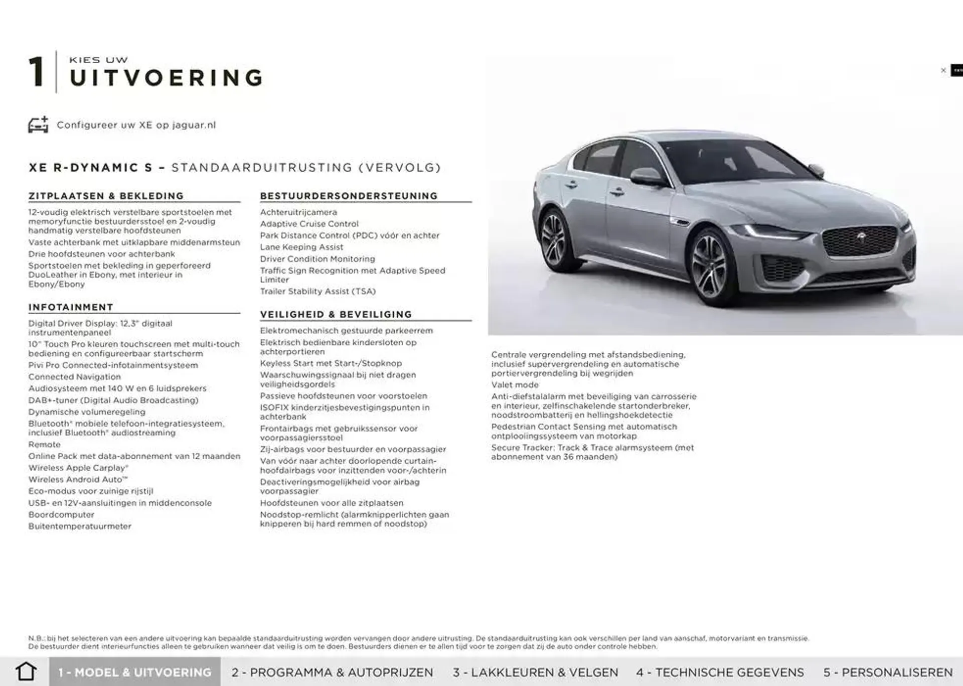 Jaguar XE van 20 november tot 30 juni 2025 - Folder pagina 5