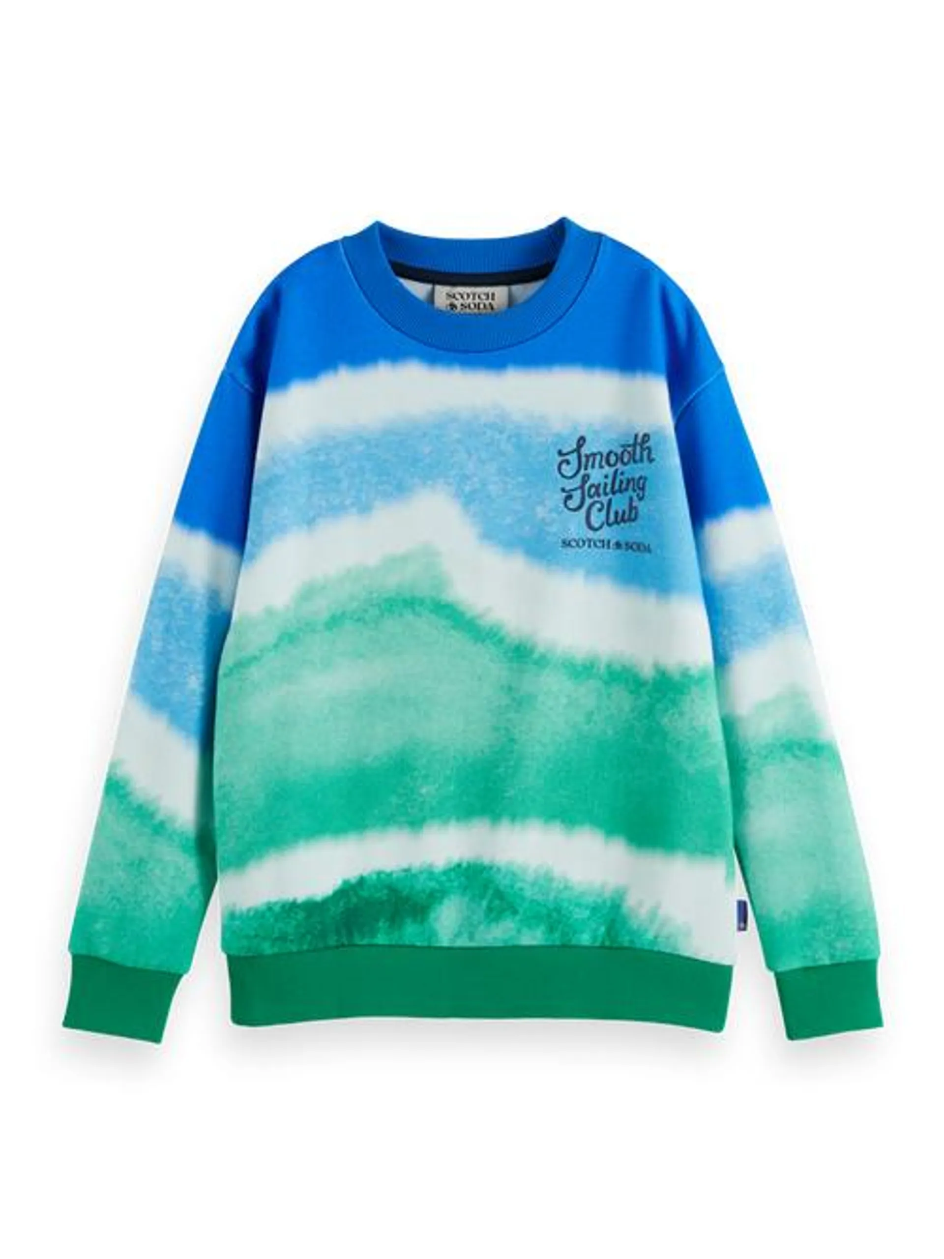 Relaxed-fit tie-dyed sweatshirt