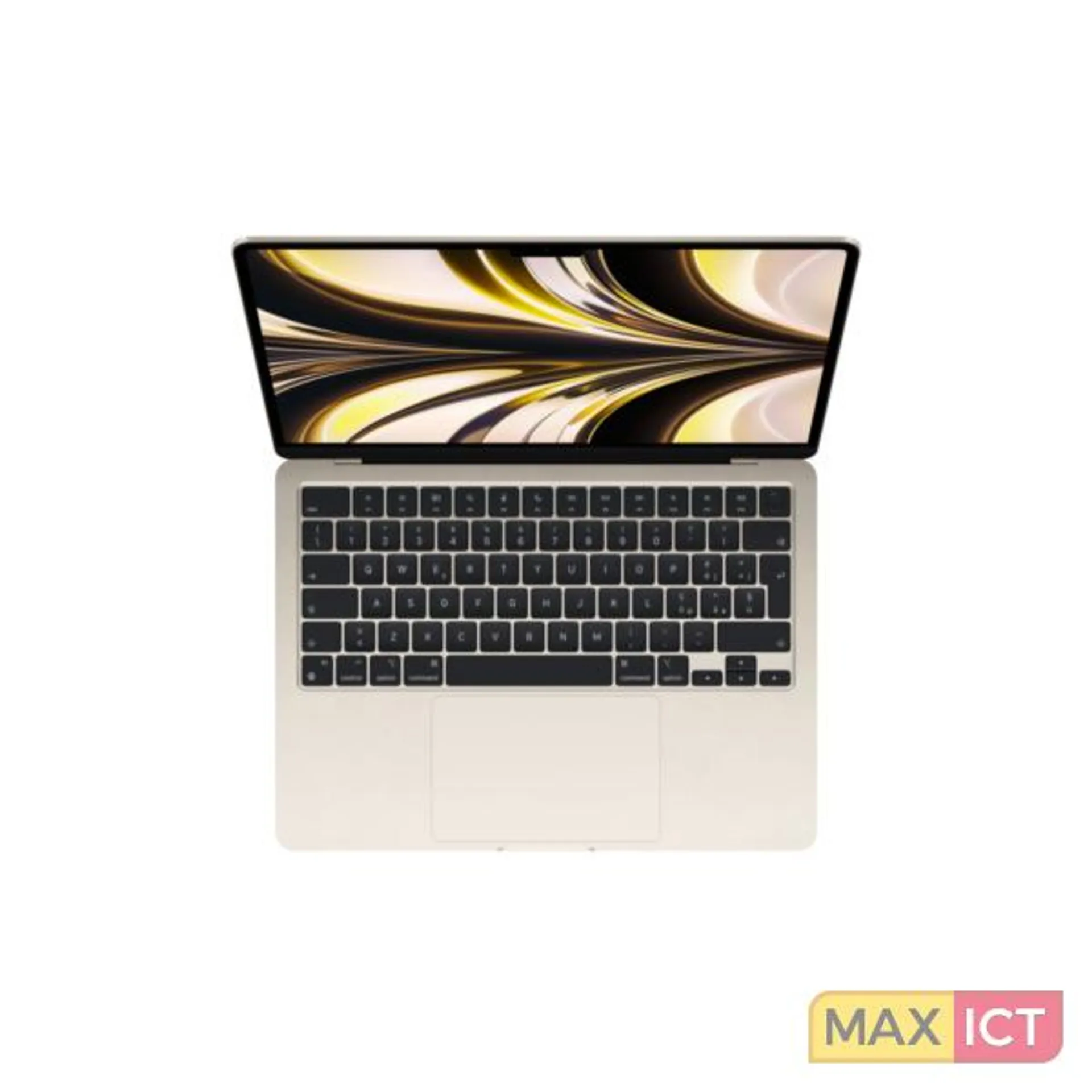 Apple MacBook Air Laptop 34,5 cm (13.6") Apple M M2 8 GB 256 GB SSD Wi-Fi 6 (802.11ax) macOS Monterey Beige