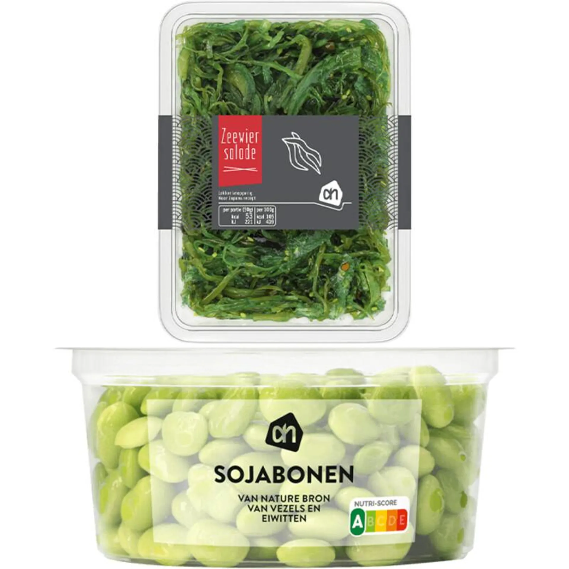 AH sojabonen en zeewiersalade pakket