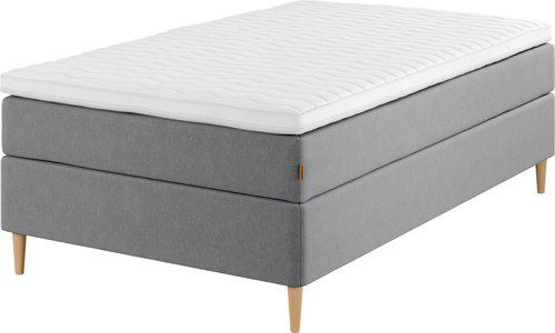 Boxspring 120x200 GOLD C30 grijs-23 DREAMZONE