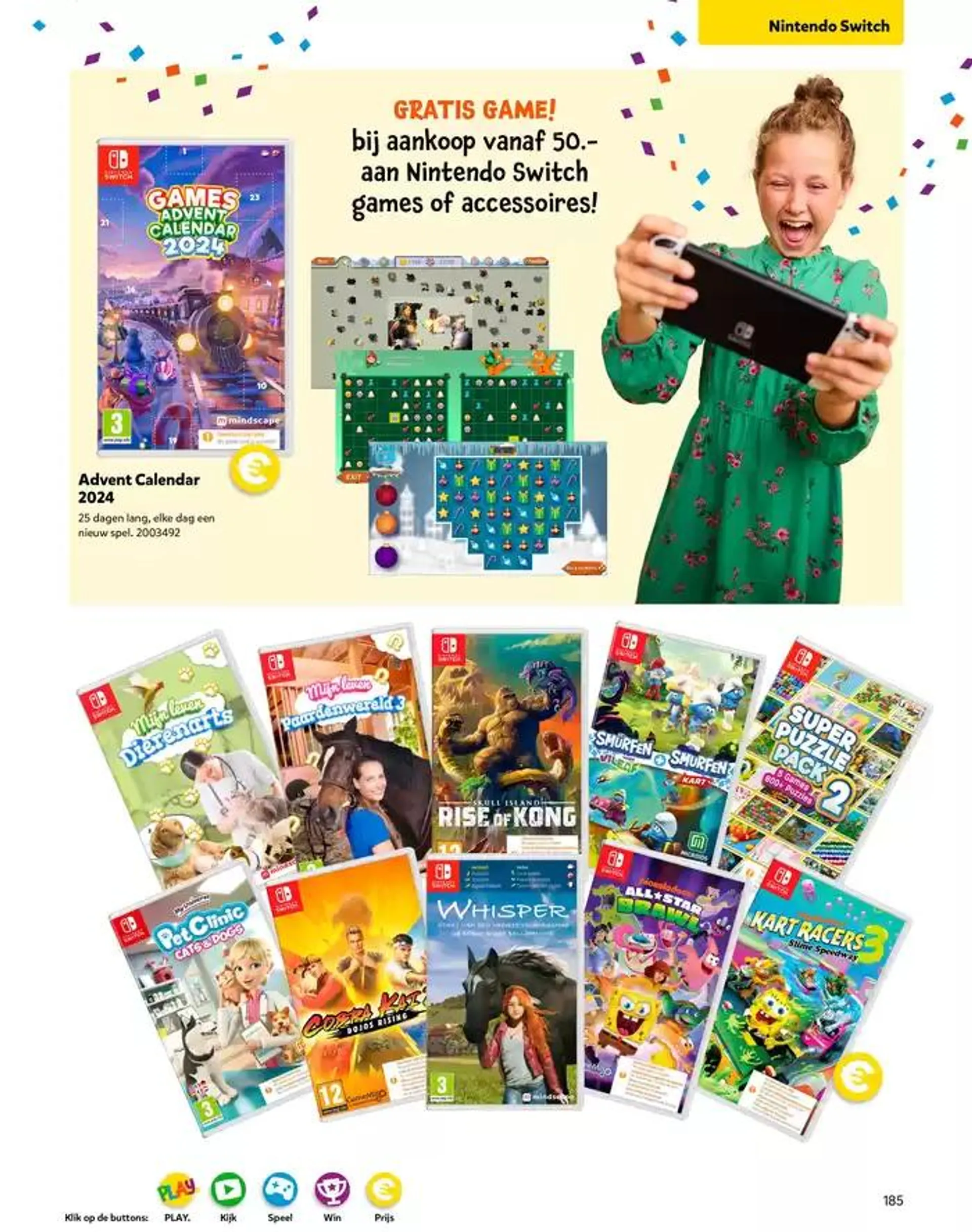 Intertoys Speelboek 2024 van 18 oktober tot 1 november 2024 - Folder pagina 185