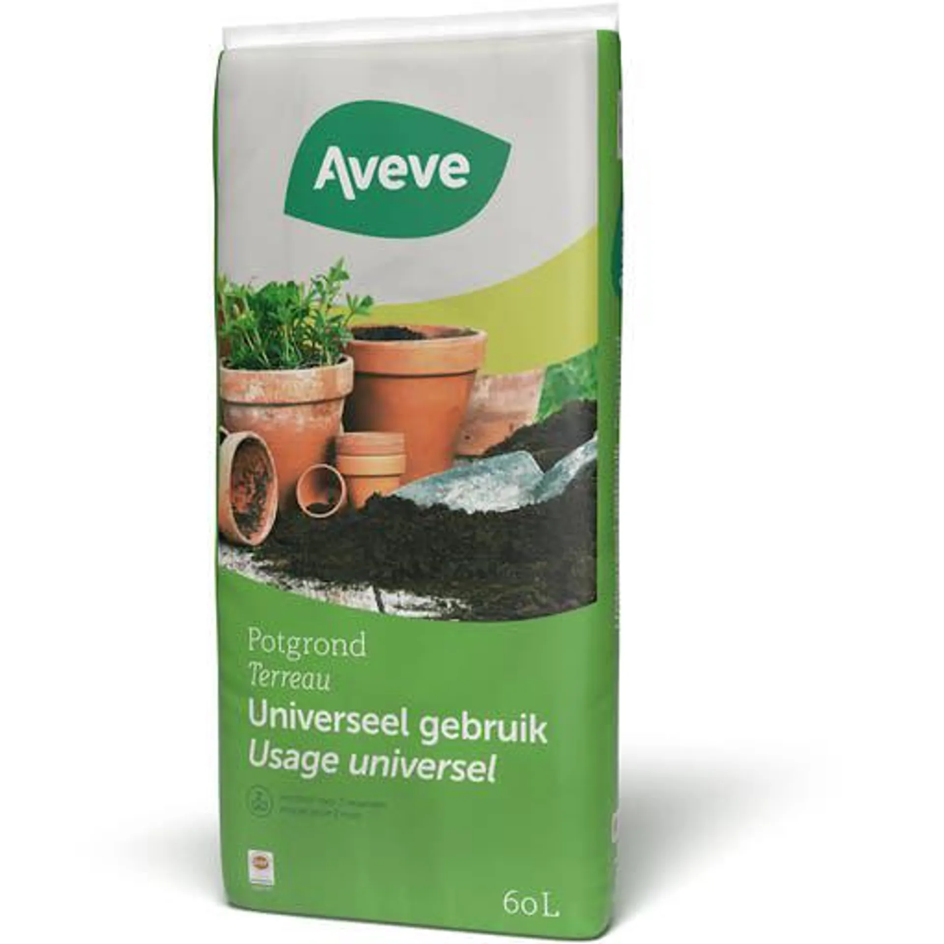 Potgrond voor universeel gebruik