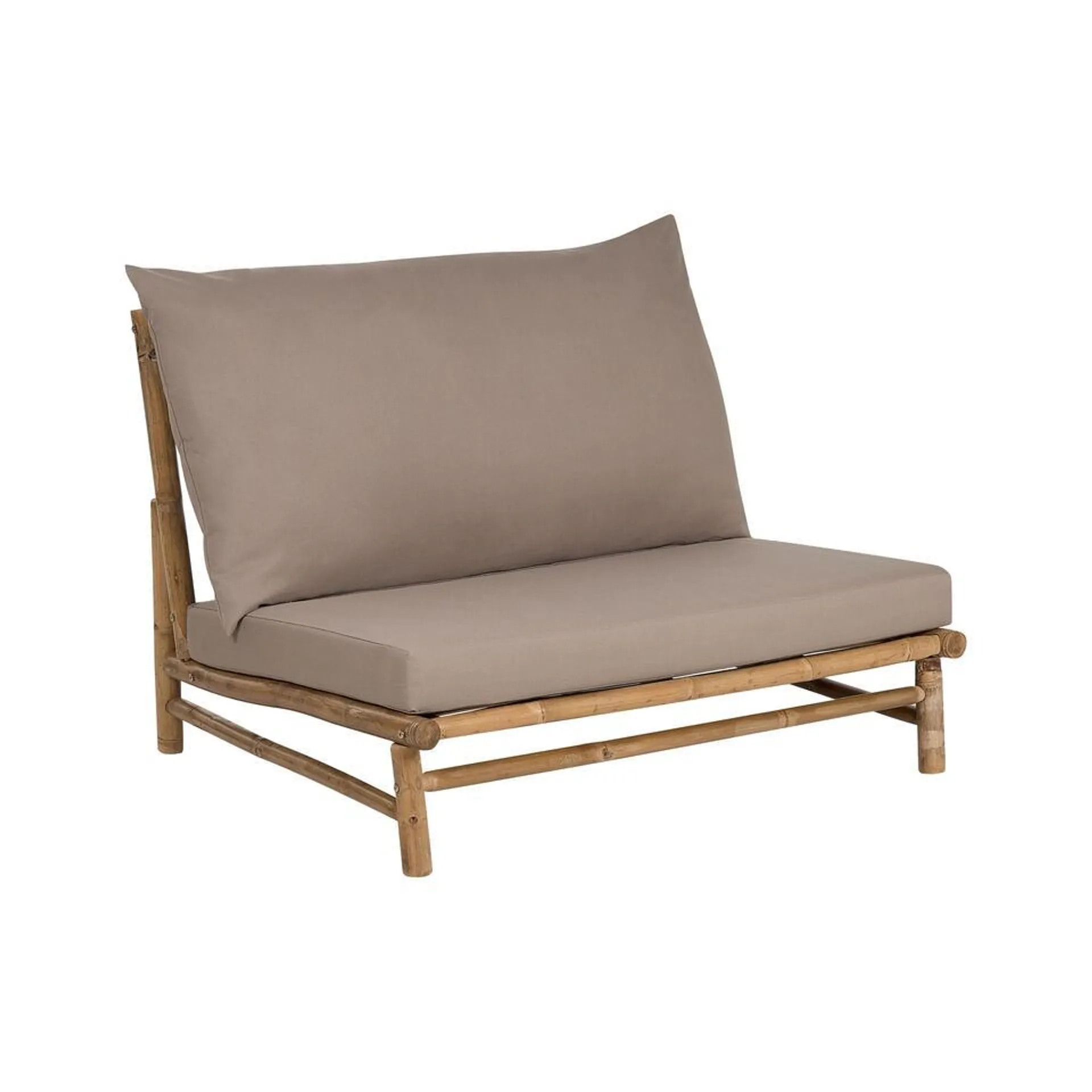 TODI - Fauteuil - Lichthout/Taupe - Bamboe