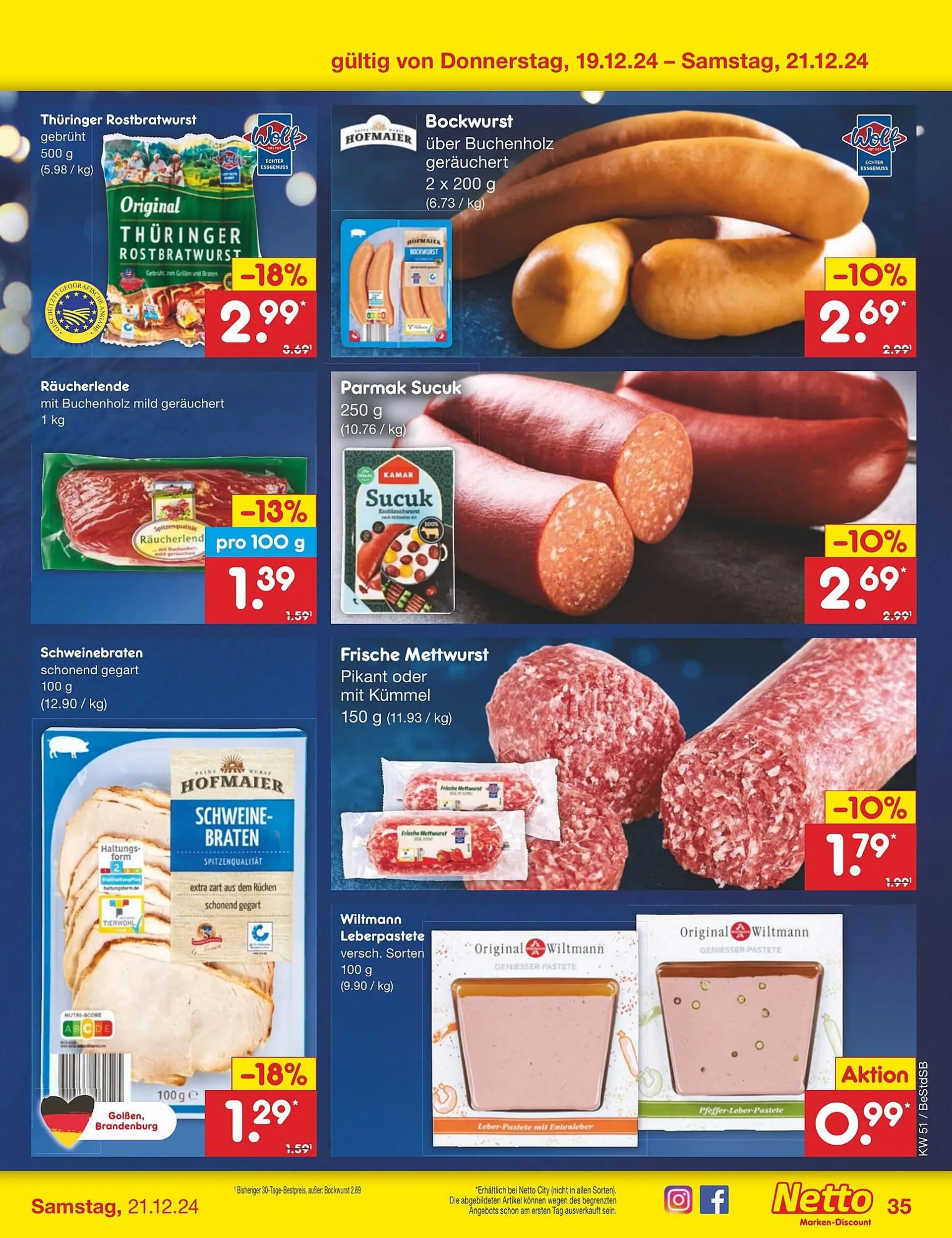 Netto Marken-Discount DE folder van 16 december tot 21 december 2024 - Folder pagina 44