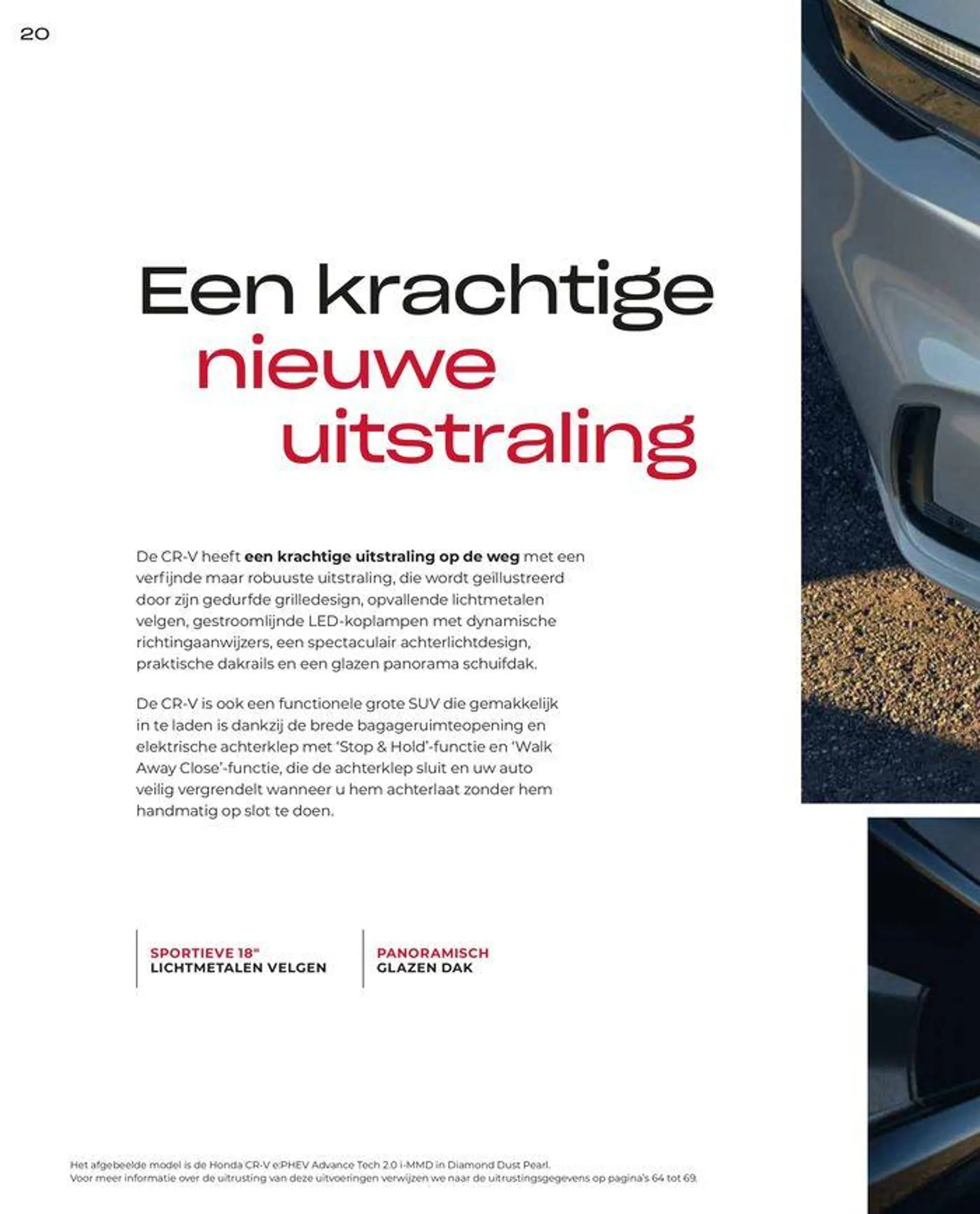 Honda CR-V e:HEV &amp; e:PHEV — Brochure van 28 juni tot 12 juli 2024 - Folder pagina 20