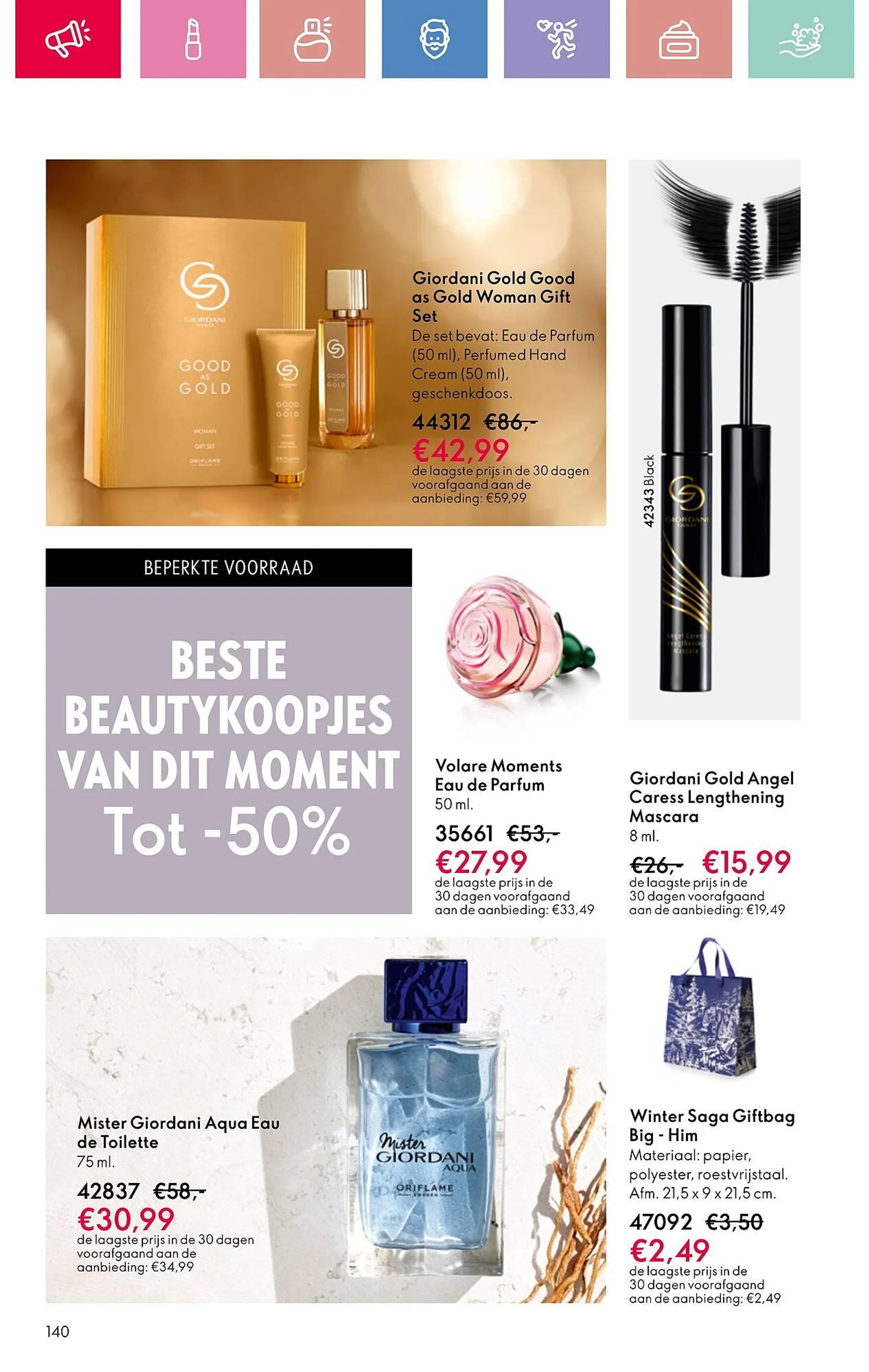 Oriflame folder van 7 mei tot 10 mei 2025 - Folder pagina 140