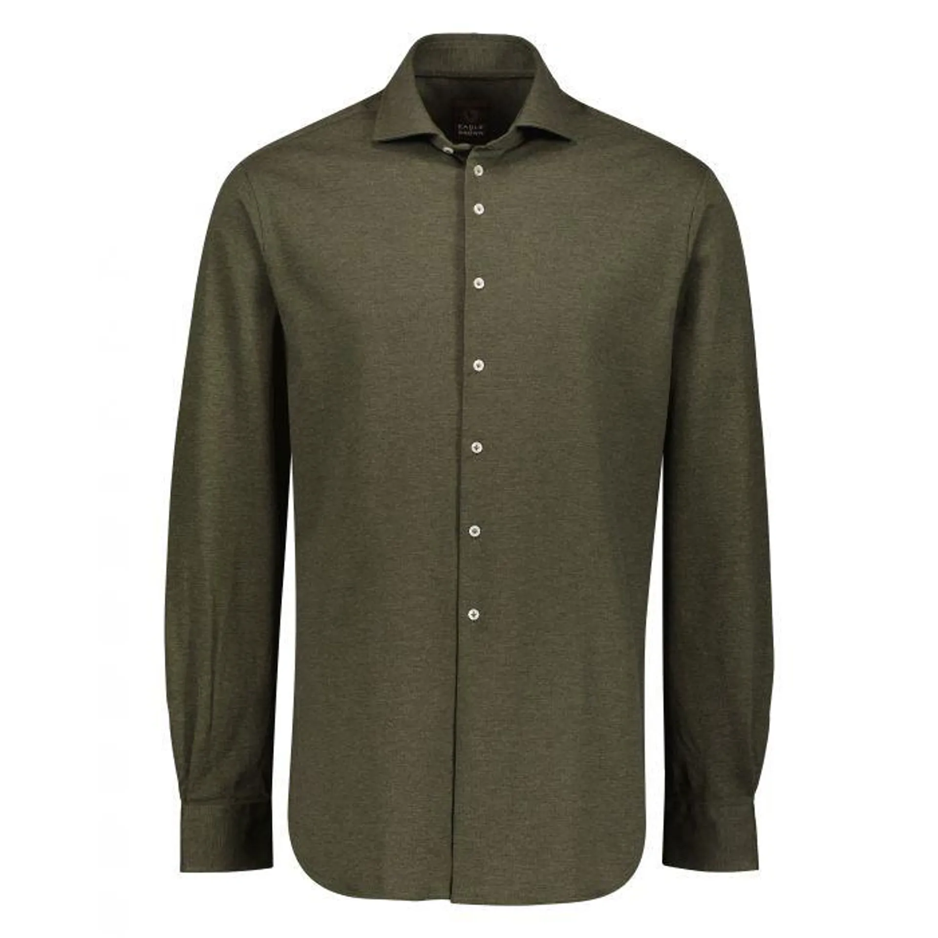 Casual Jersey Overhemd Groen