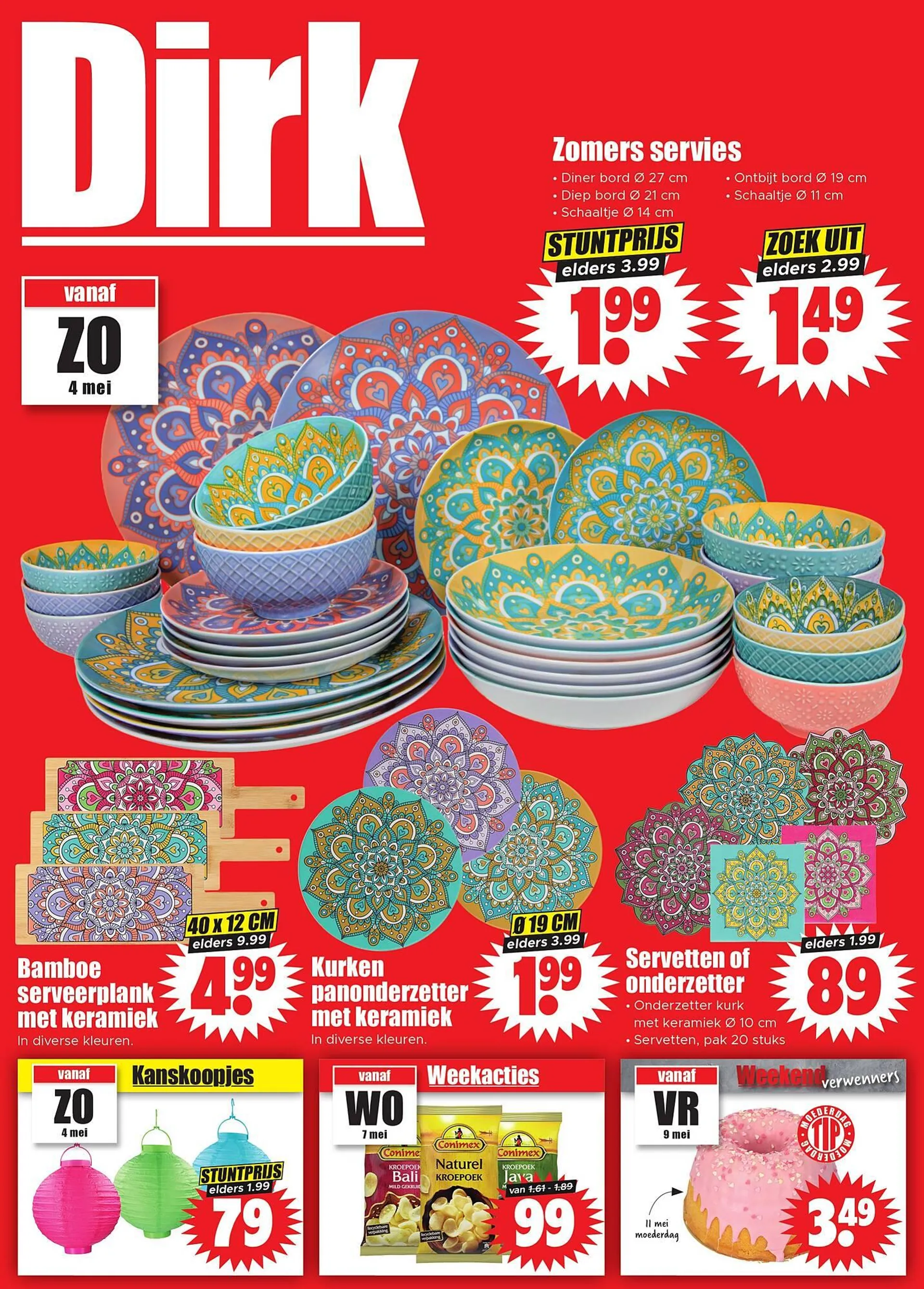 Dirk folder van 4 mei tot 10 mei 2025 - Folder pagina 1