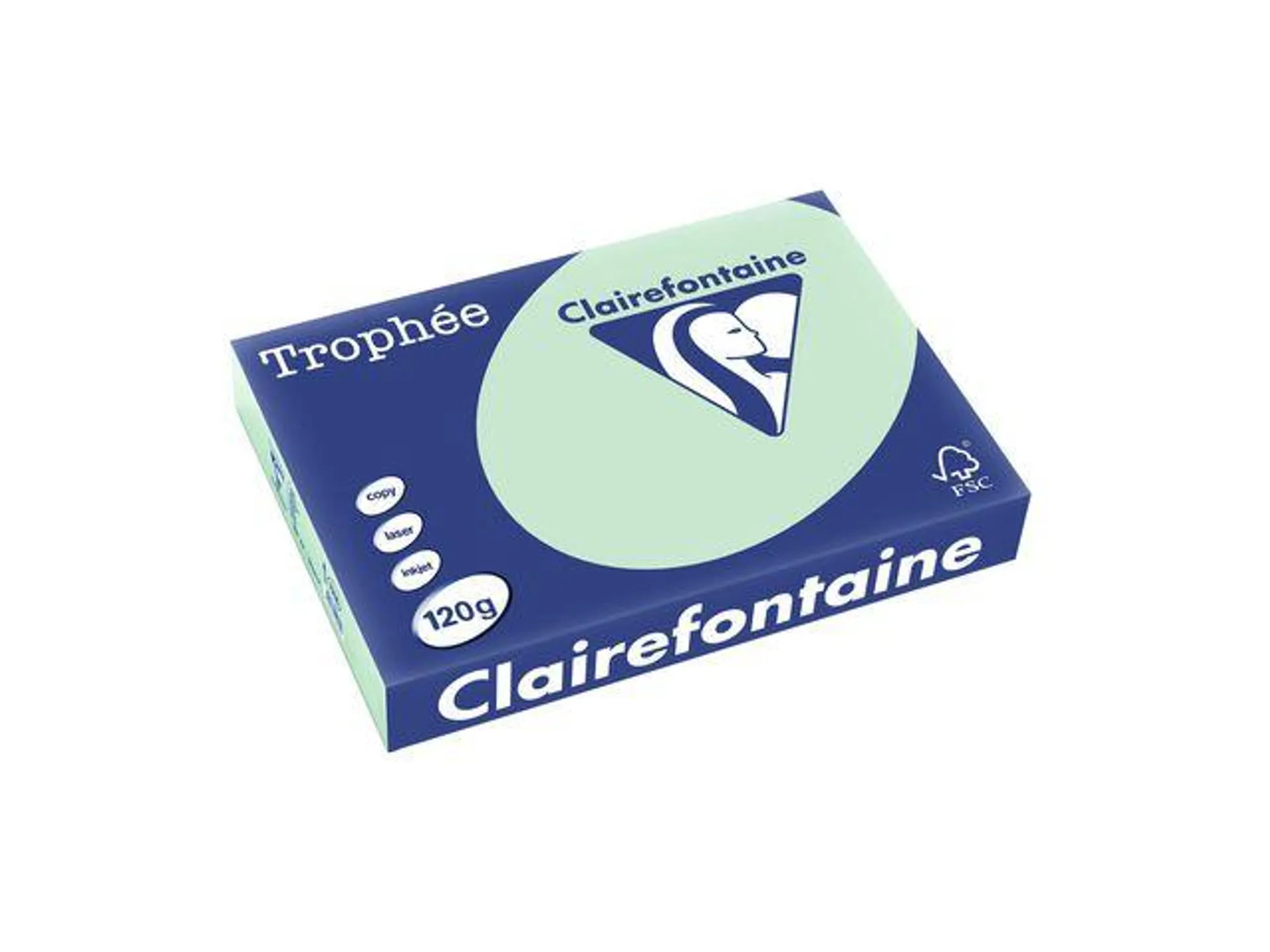Clairefontaine Trophée Gekleurd Papier A4 120 g/m² Groen
