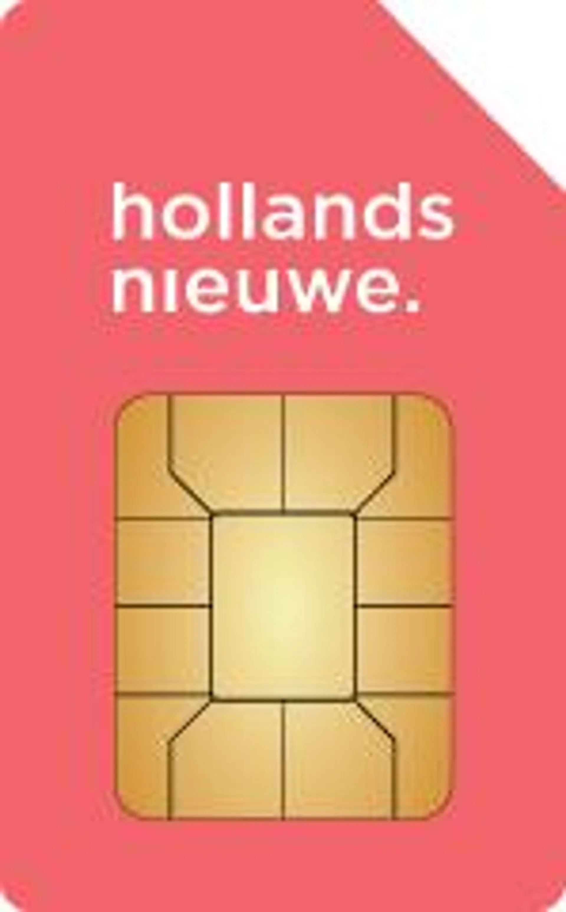 hollandsnieuwe 10000 min/sms/MB Sim Only - 2 jaar