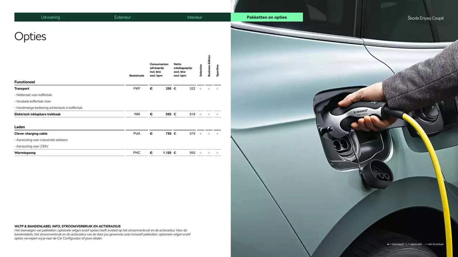 Škoda Enyaq Coupé prijslijst per 1 oktober 2024 van 11 december tot 11 december 2025 - Folder pagina 12