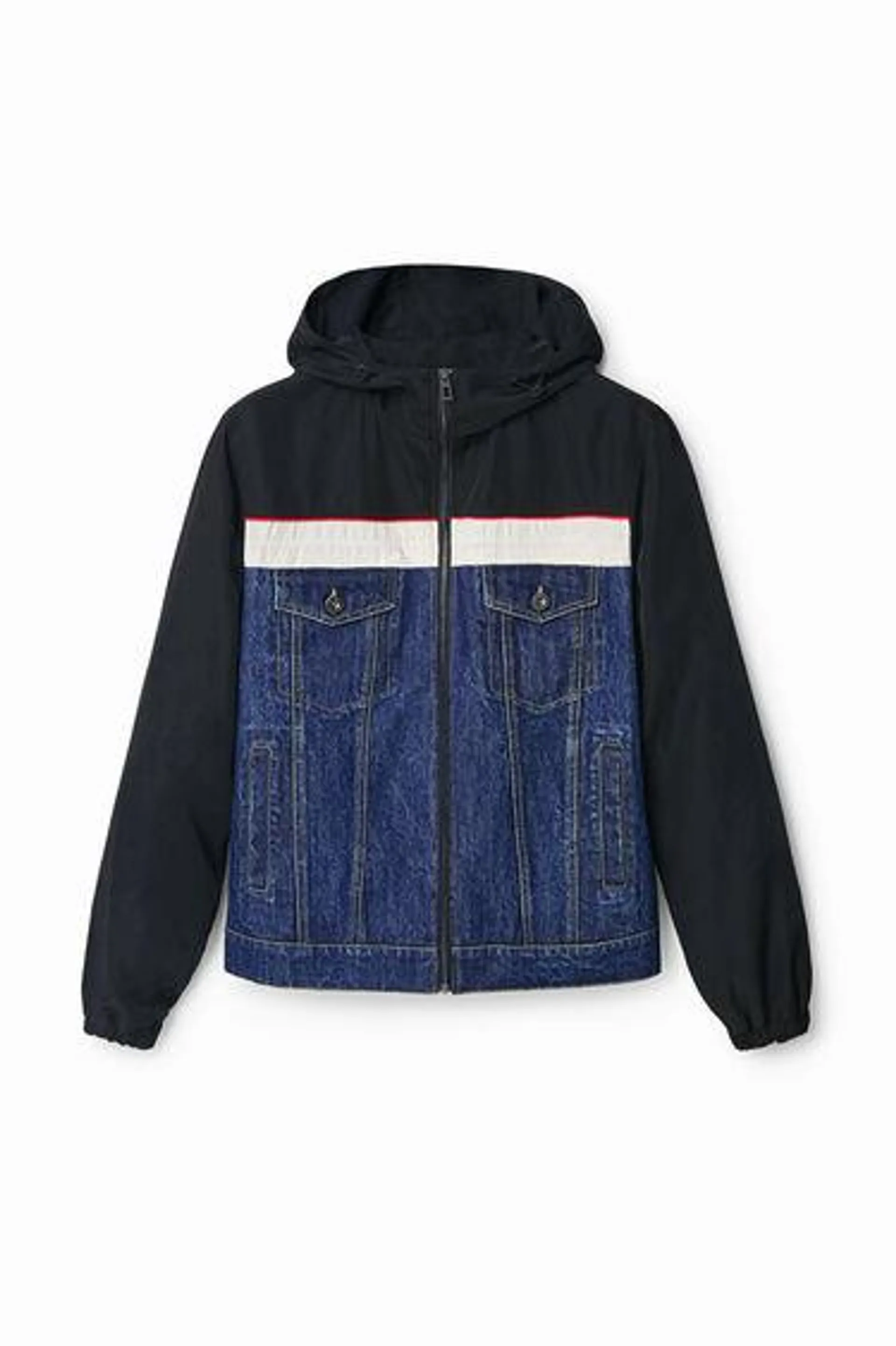 Hybrid denim jacket