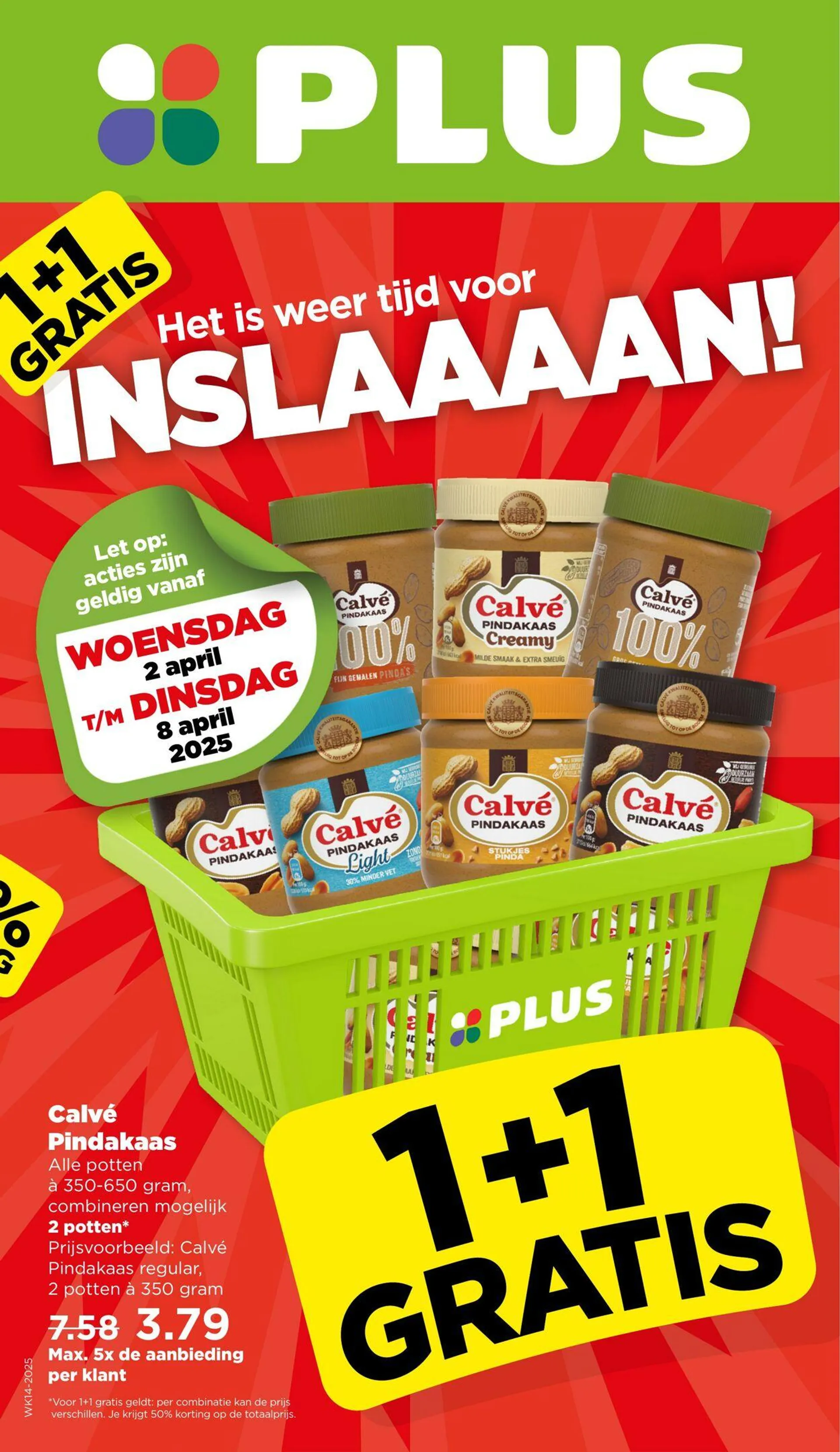 Plus Actuele folder van 7 september tot 21 september 2025 - Folder pagina 1
