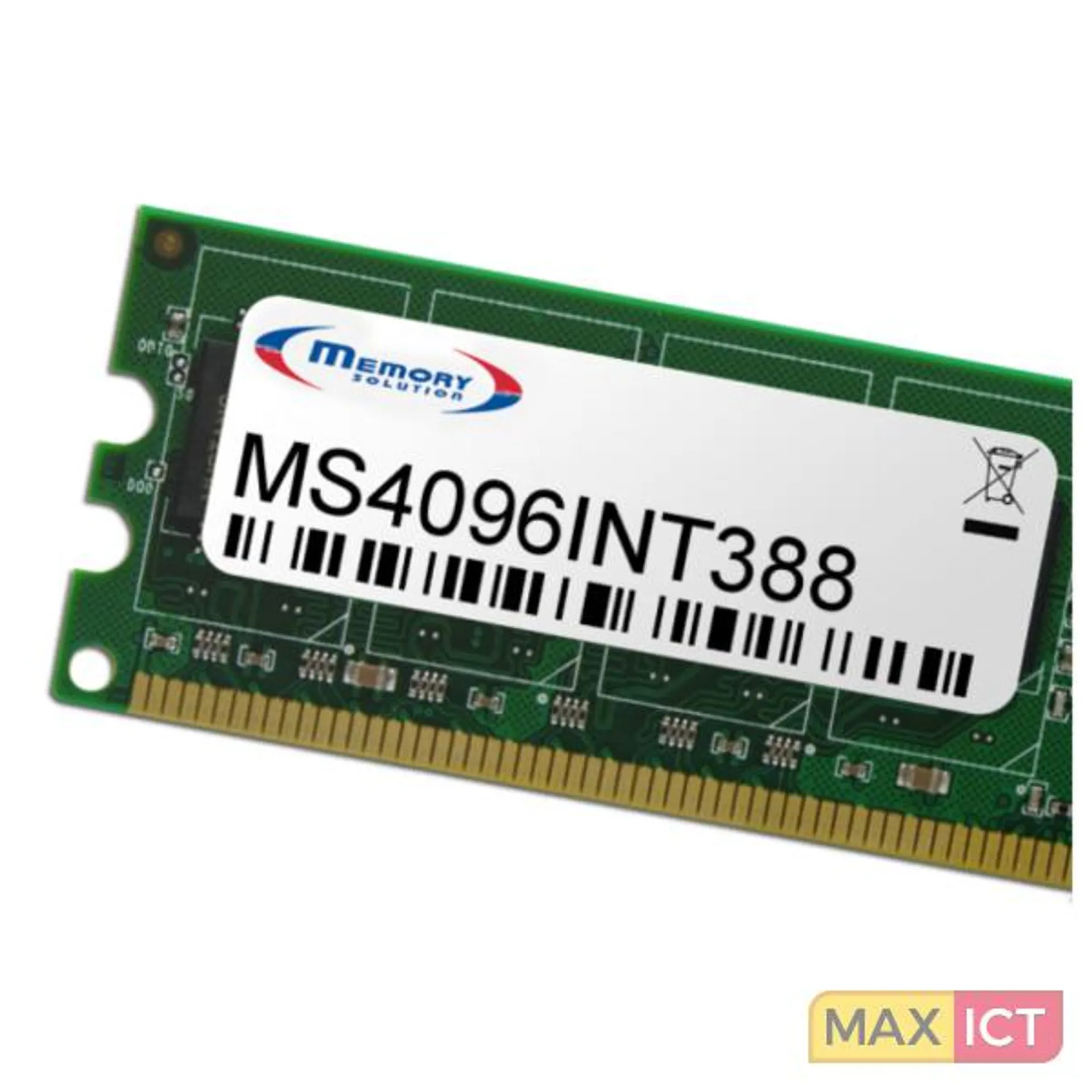 Max ICT Memory Solution MS4096IBM615 geheugenmodule 4 GB 1 x 4 GB