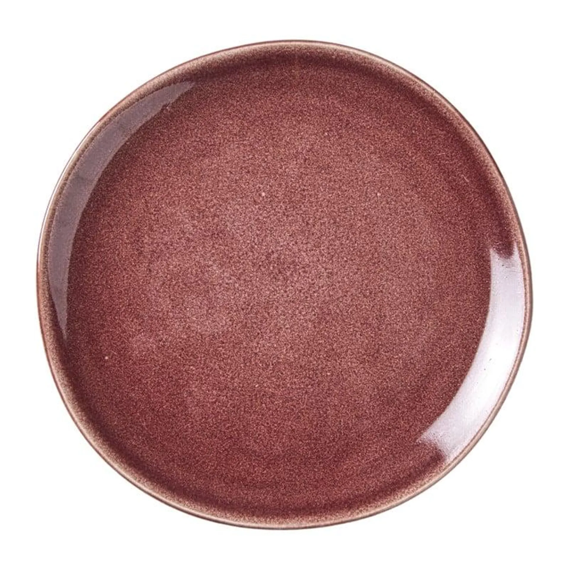 Gebaksbordje Toscane - bordeaux - ø15.5 cm
