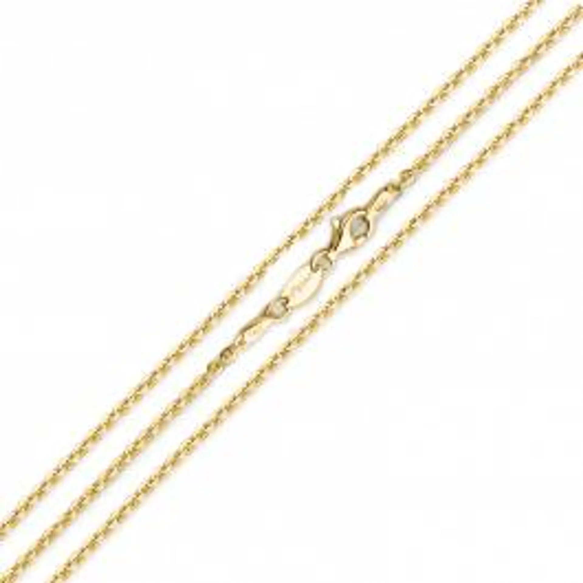MY iMenso "jasseron flat" necklace (925/gold-plated 1M) (choose your size)