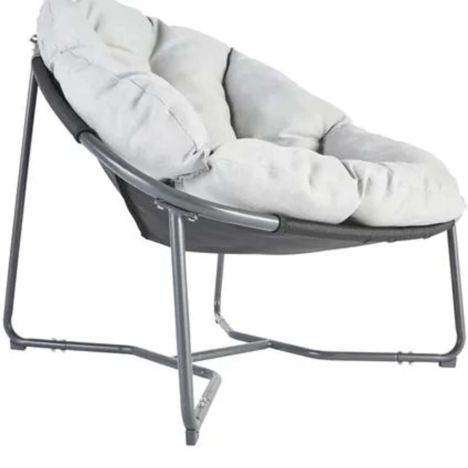 Chaise longue Naterial Cocoon avec coussin 95,5x88,5x80,5cm