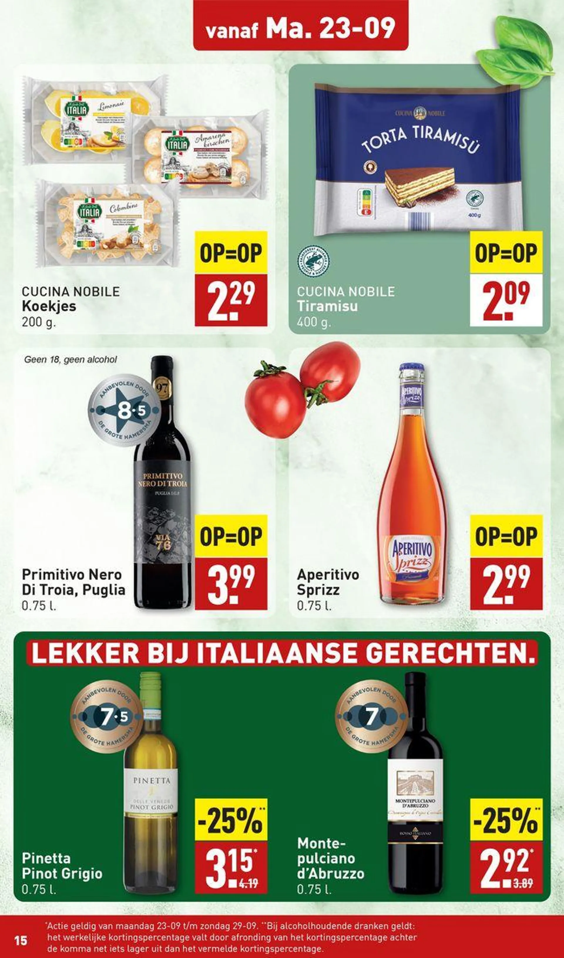 Topdeals voor alle klanten van 19 september tot 3 oktober 2024 - Folder pagina 15