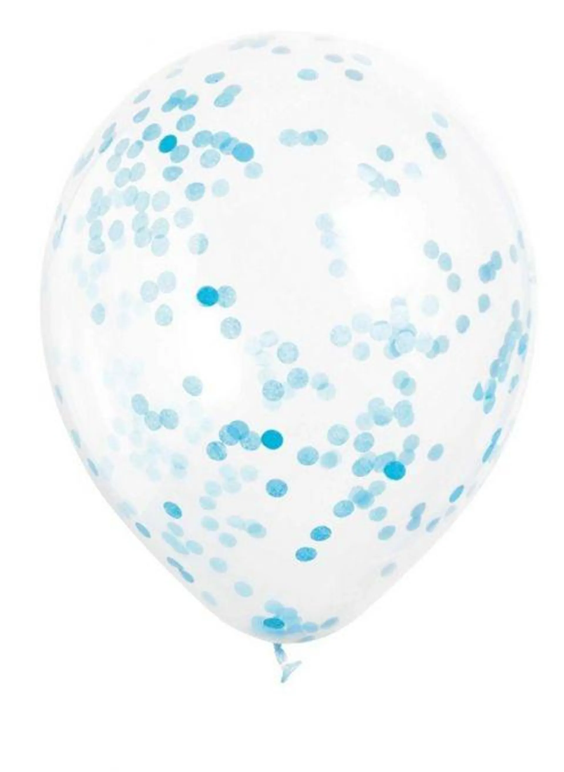 Ballonnen Blauwe Confetti