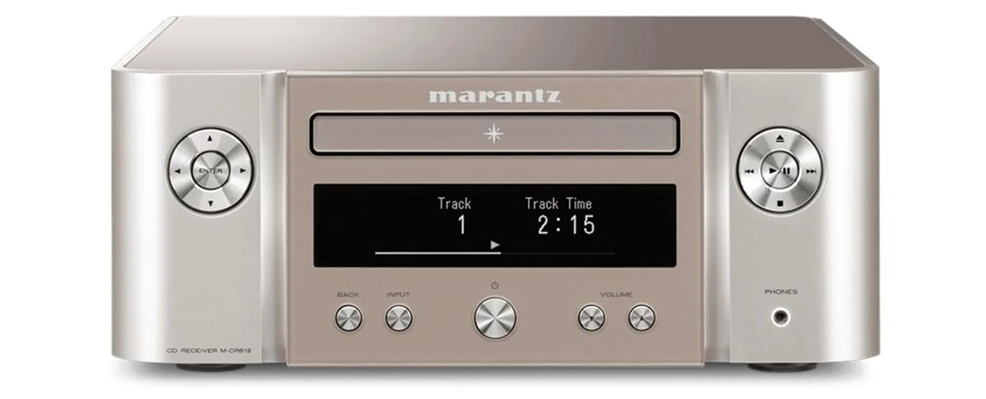 Marantz M-CR612/N1SG stereo-receiver met ingebouwde CD speler