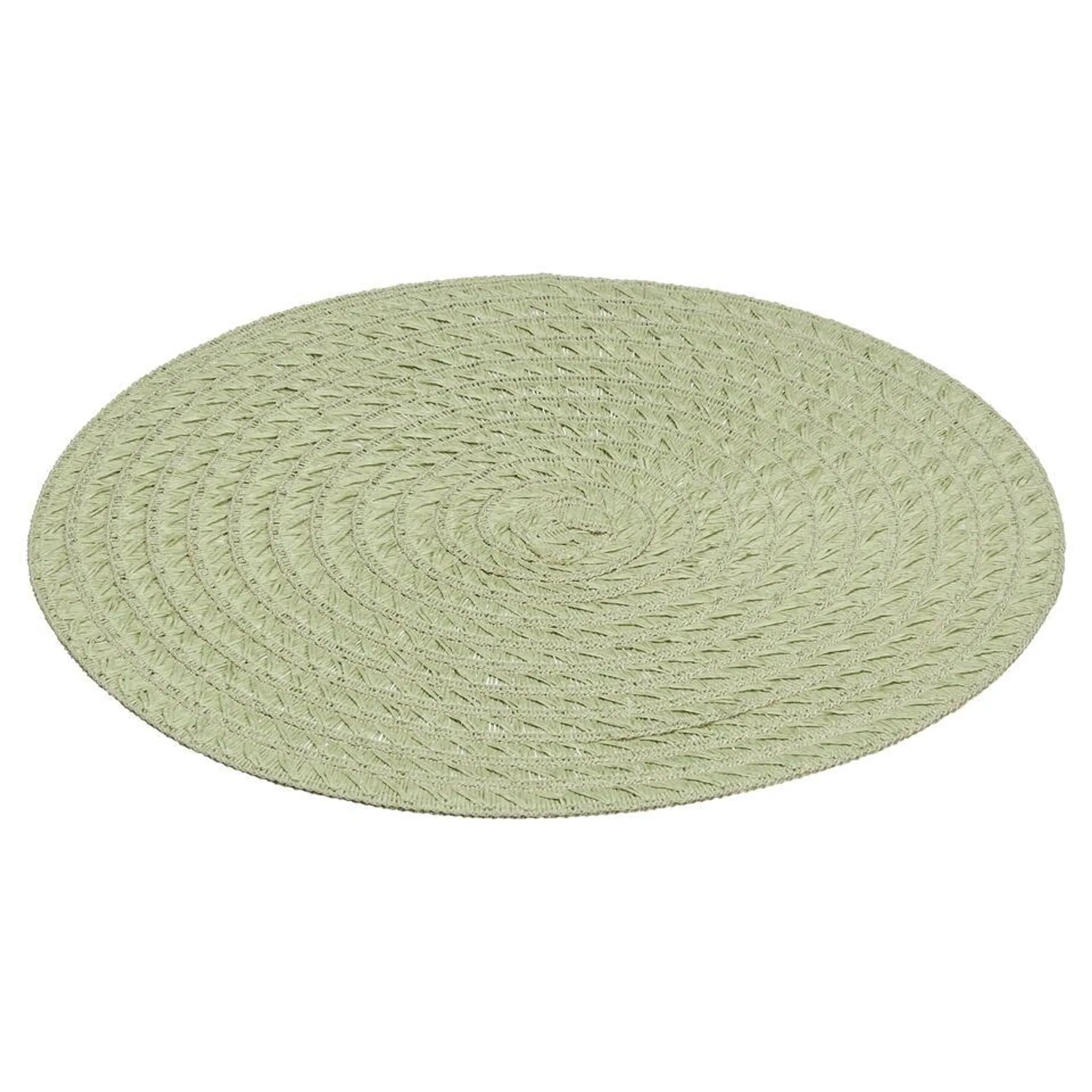 Placemat Geweven Groen ⌀38cm