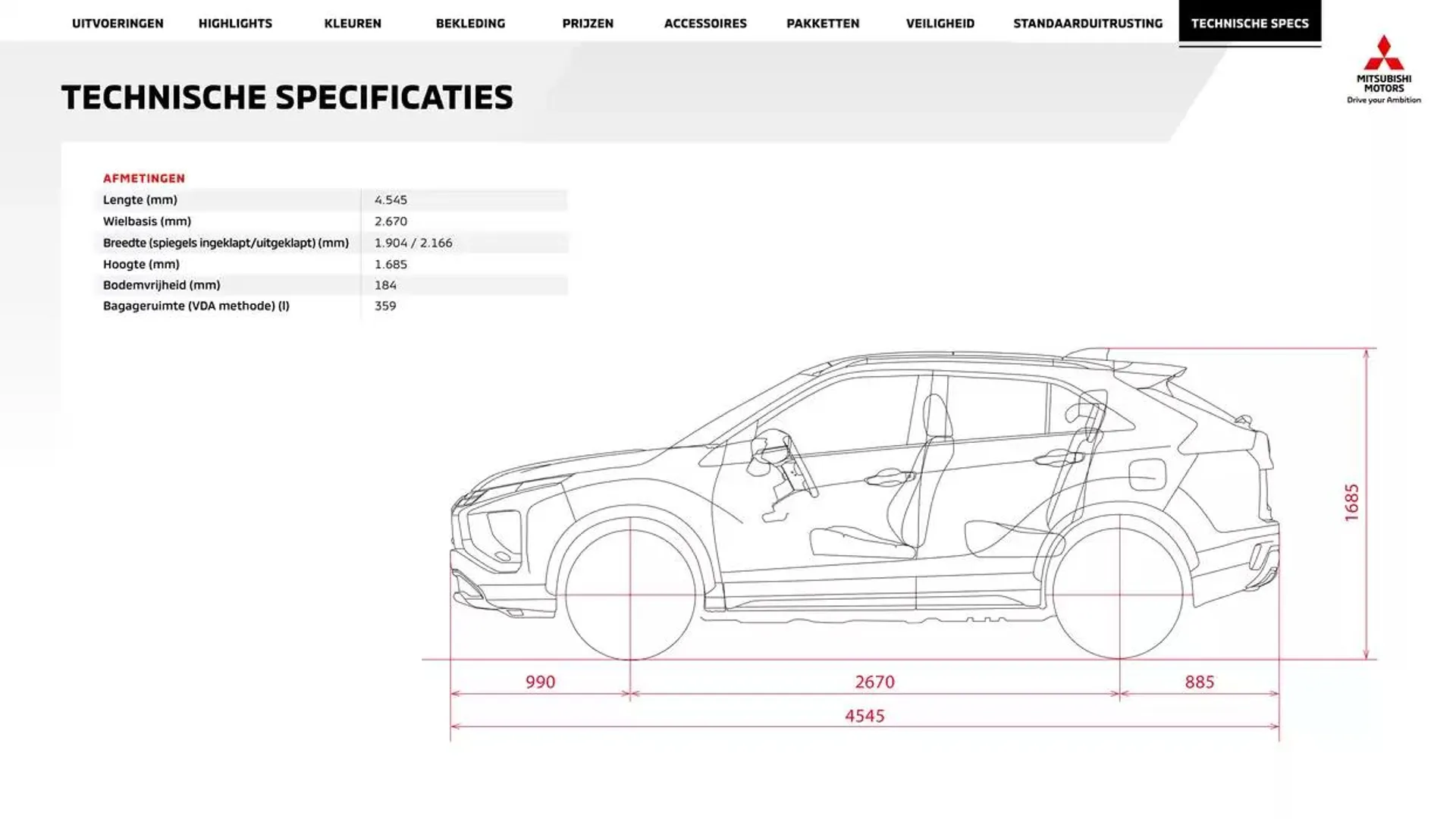 Mitsubishi Eclipse Cross Phev van 25 december tot 25 december 2025 - Folder pagina 21