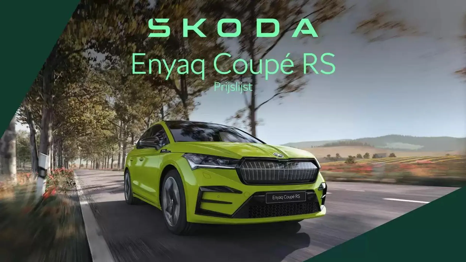 Škoda Enyaq Coupé RS prijslijst per 1 oktober 2024 - 1