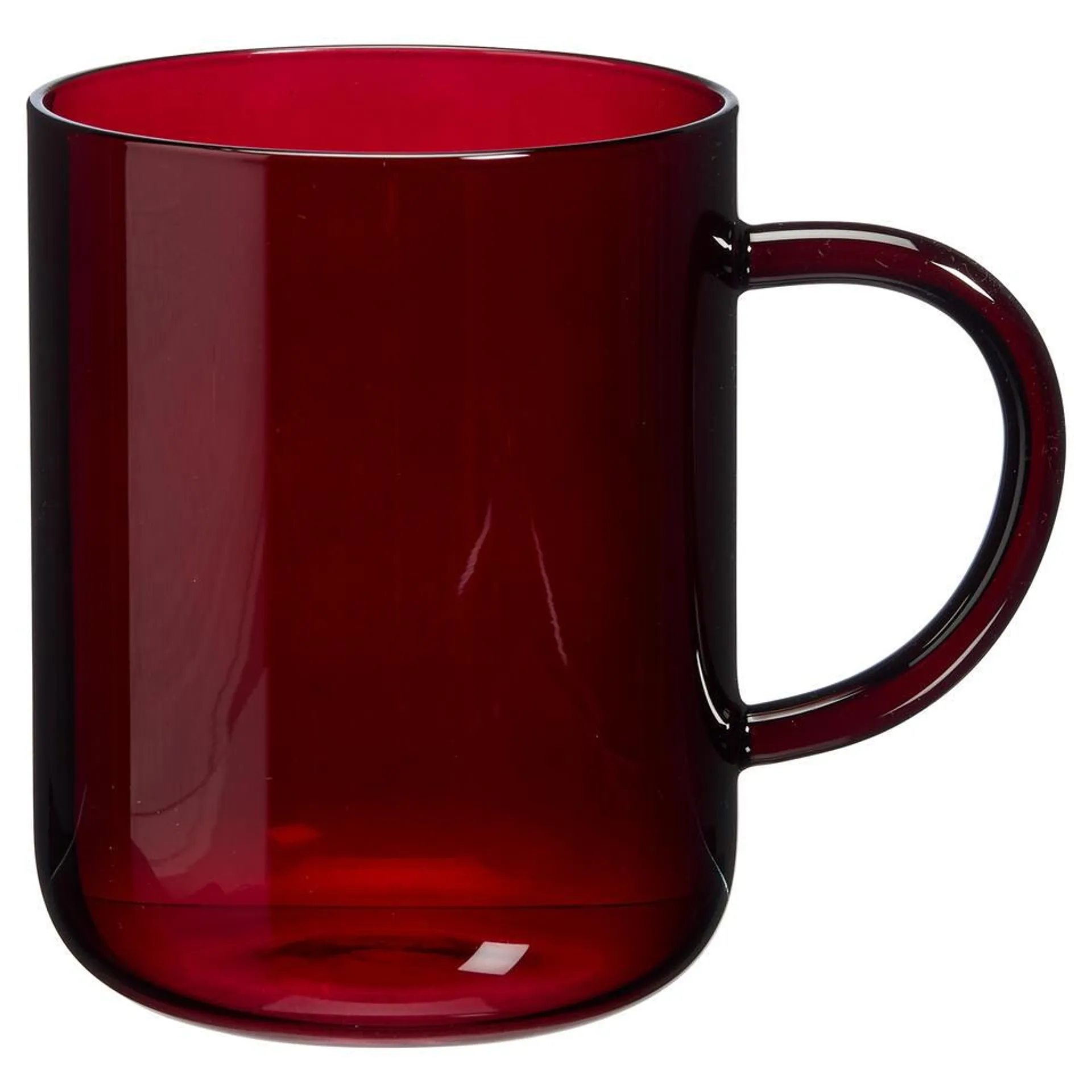 Theeglas Solid Retro Rood - 450 ml