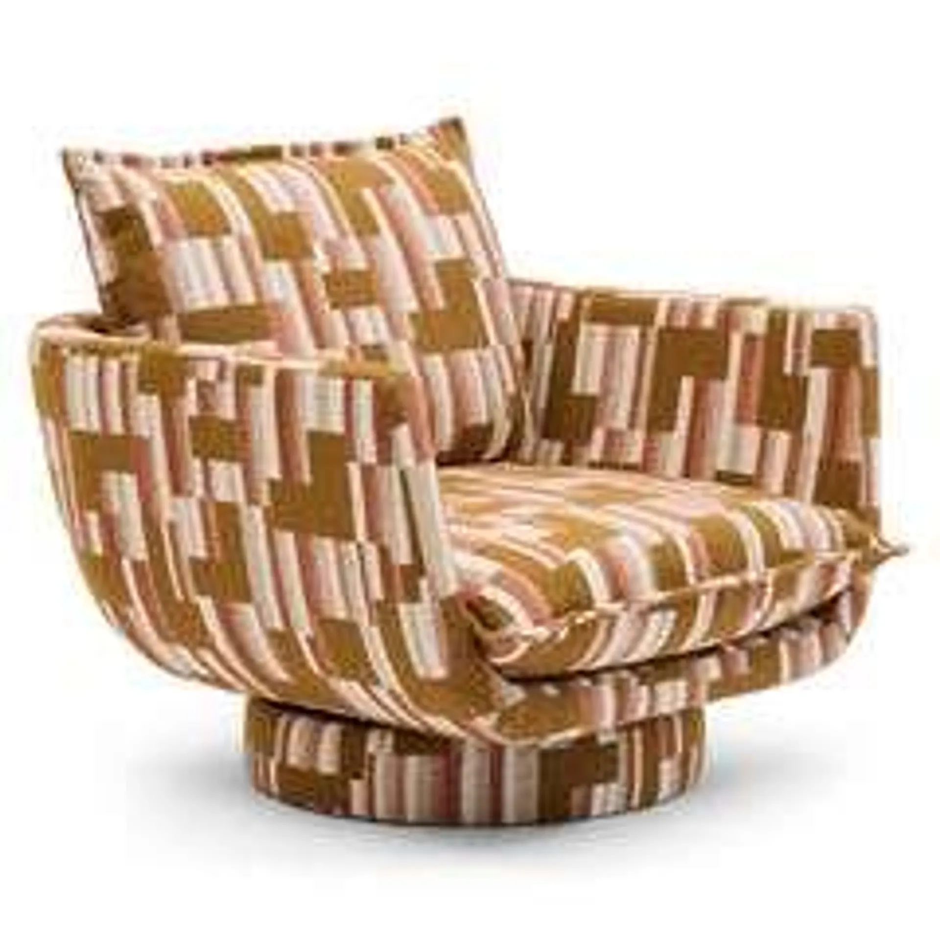 Fauteuil Jules retro brown